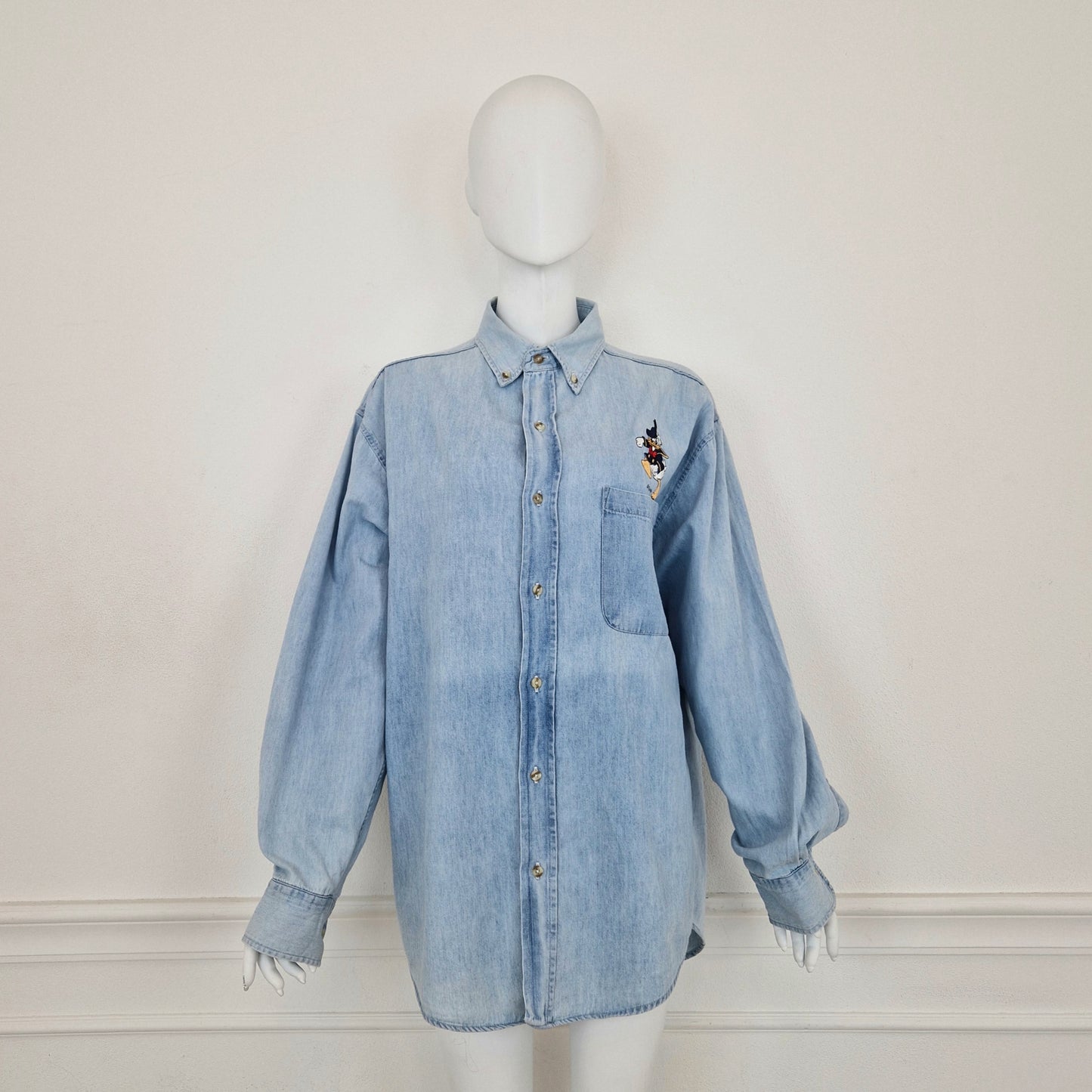 Emmanuel Schvili | Camicia in denim Donald Duck