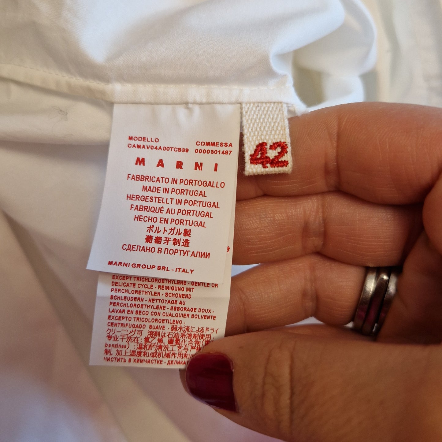 Marni | Camicia bianca oversize