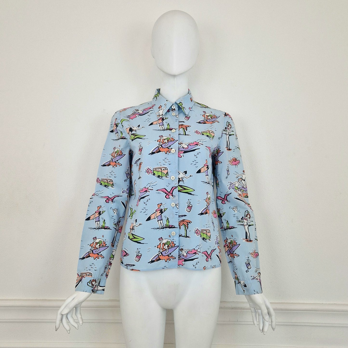Prada | Camicia stampe surf 2012