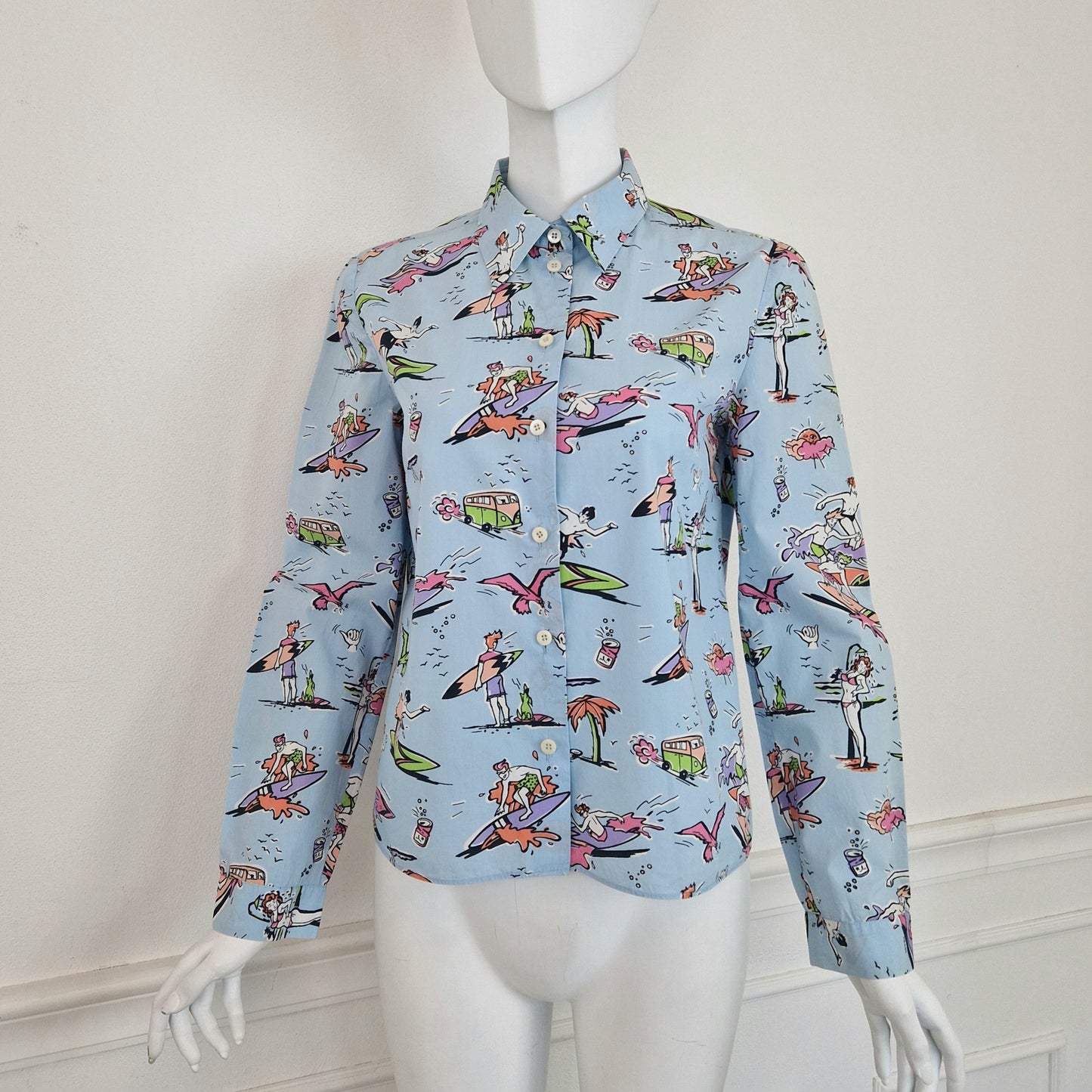 Prada | Camicia stampe surf 2012