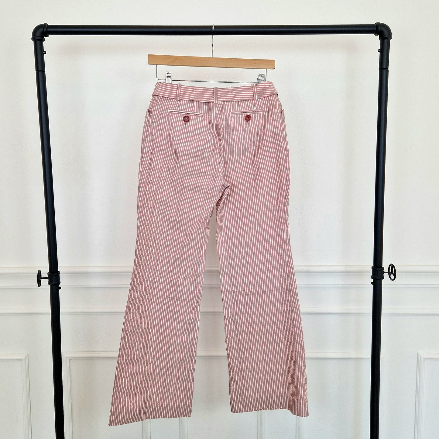 Romeo Gigli | Pantaloni rosa gessati
