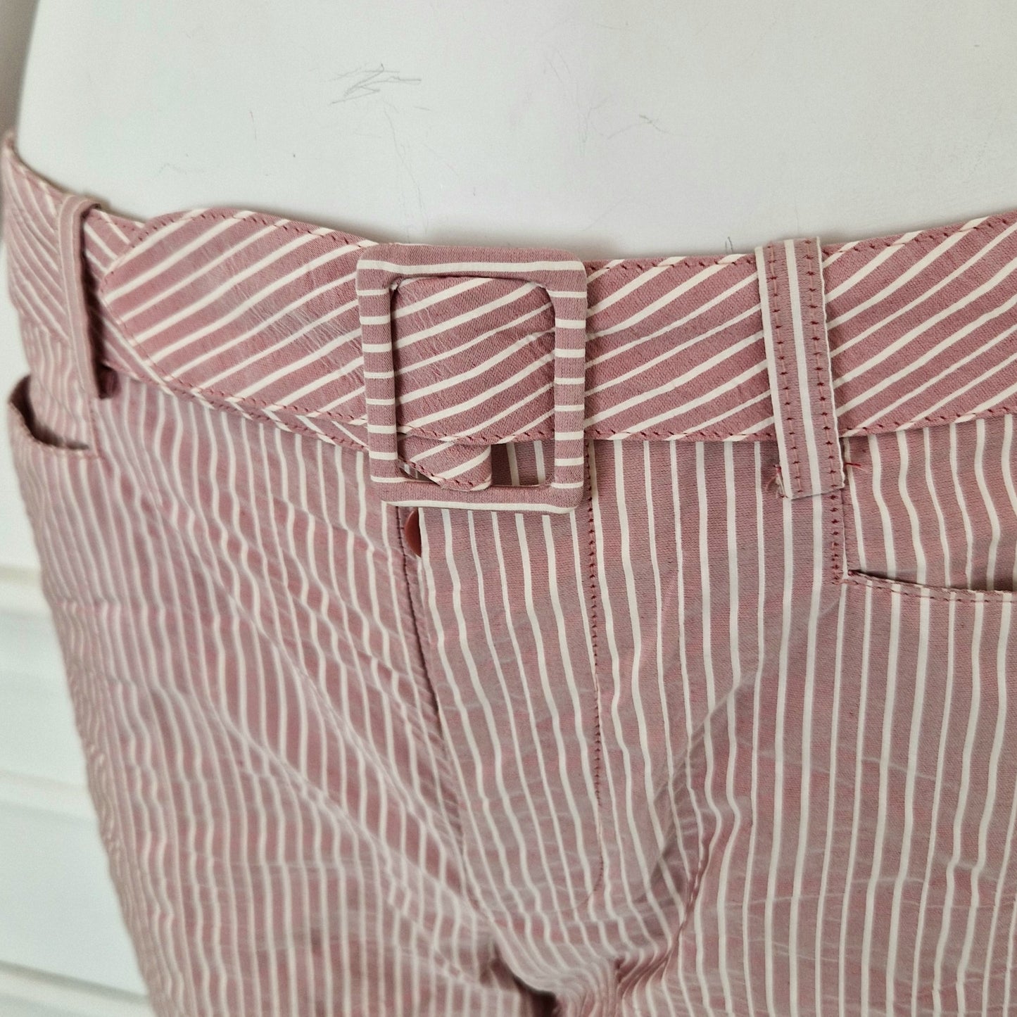 Romeo Gigli | Pantaloni rosa gessati