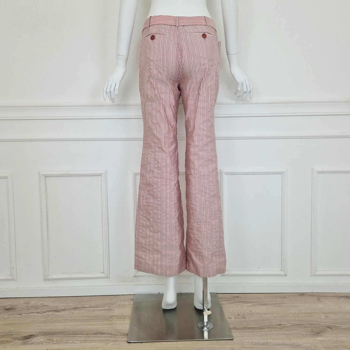 Romeo Gigli | Pantaloni rosa gessati