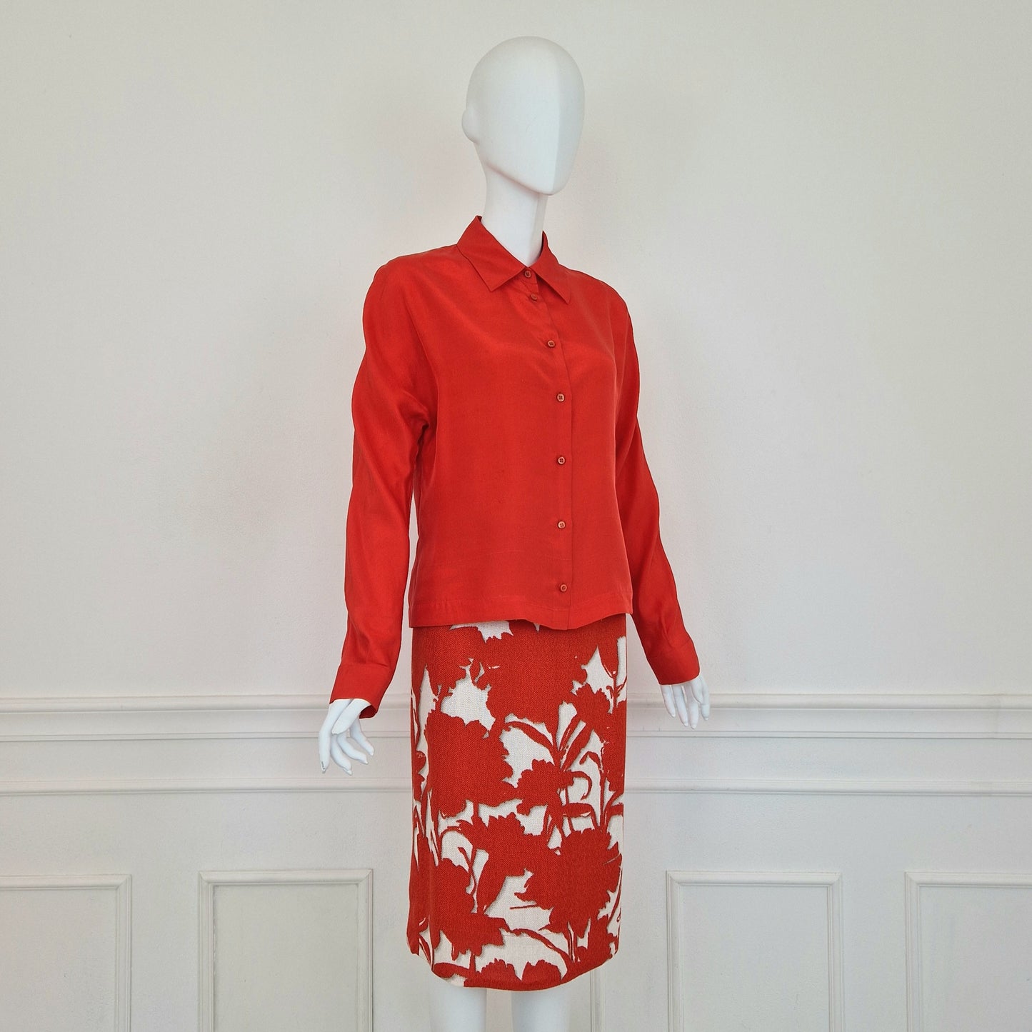 Prada | Completo camicia e gonna ss 2001