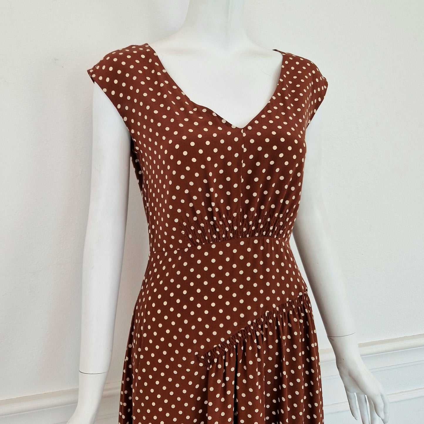 Prada | Abito in seta a pois