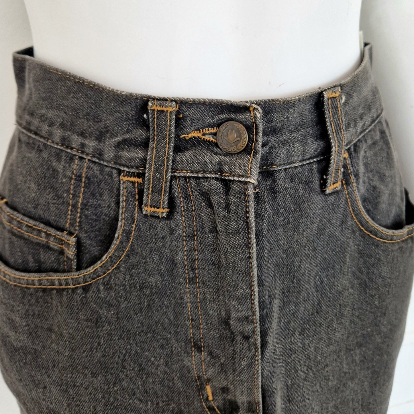Moschino | Gonna corta denim grigio