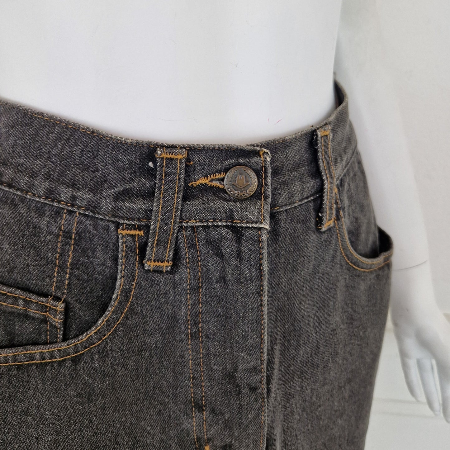 Moschino | Gonna corta denim grigio
