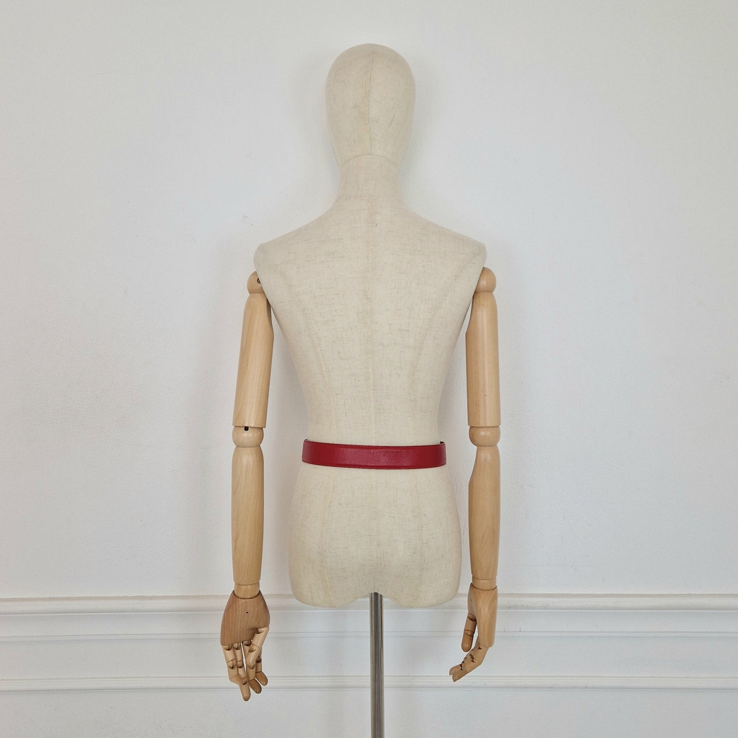 Moschino | Cintura in pelle rossa