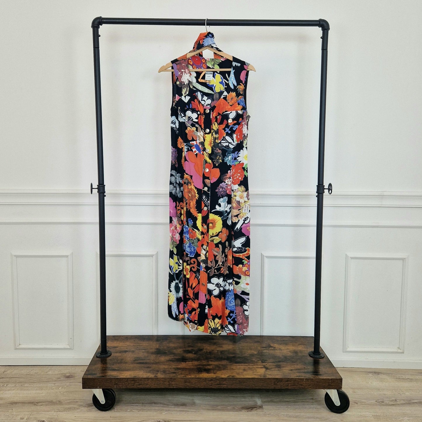 Moschino | Abito stampa "Non ti scordar di me"
