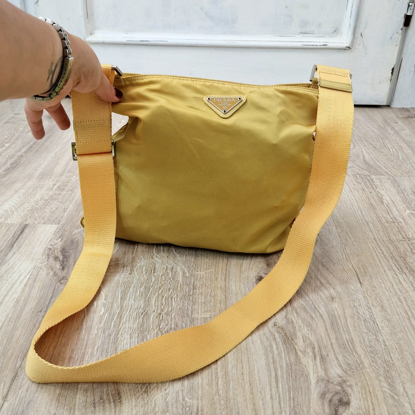 Prada | Borsa a tracolla gialla