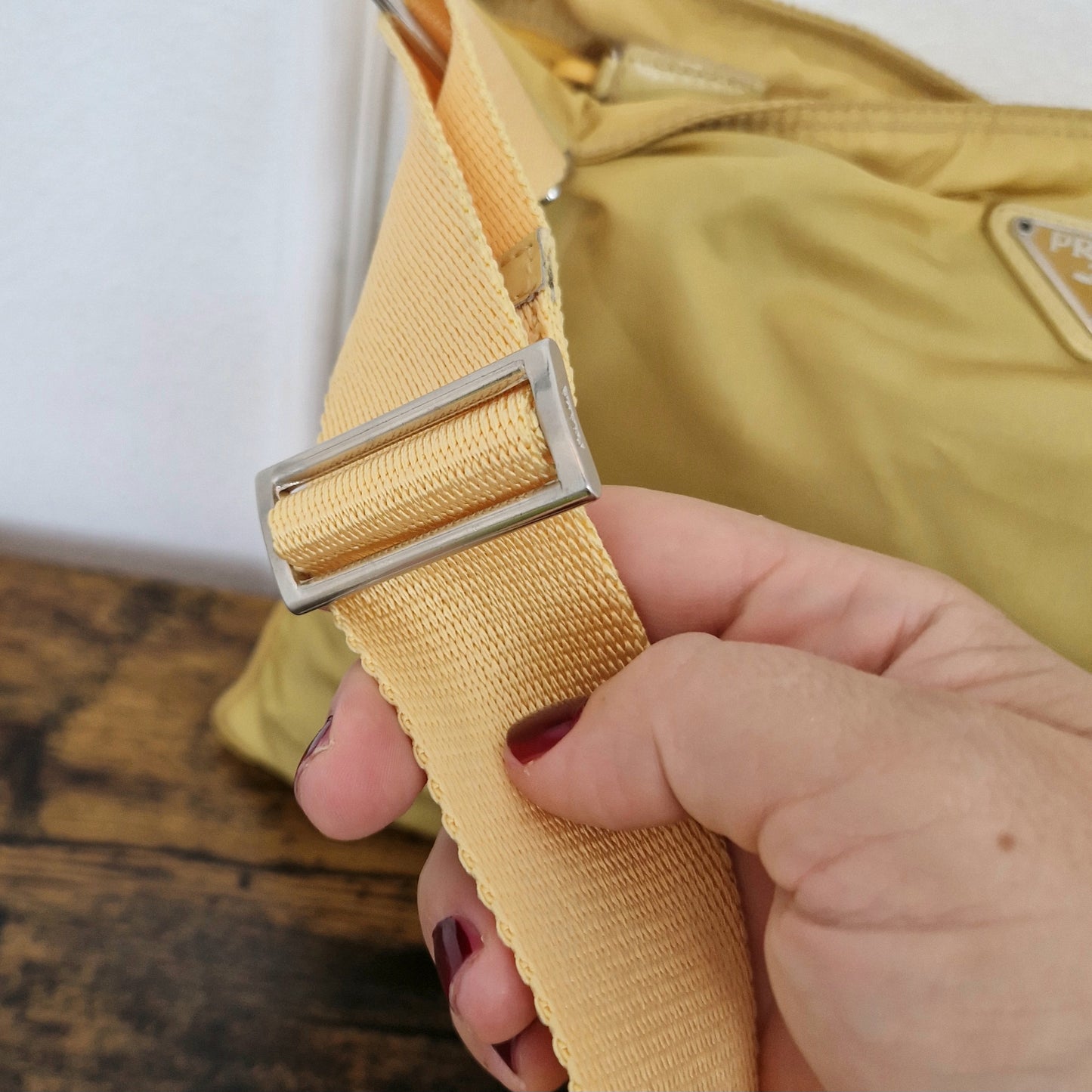 Prada | Borsa a tracolla gialla