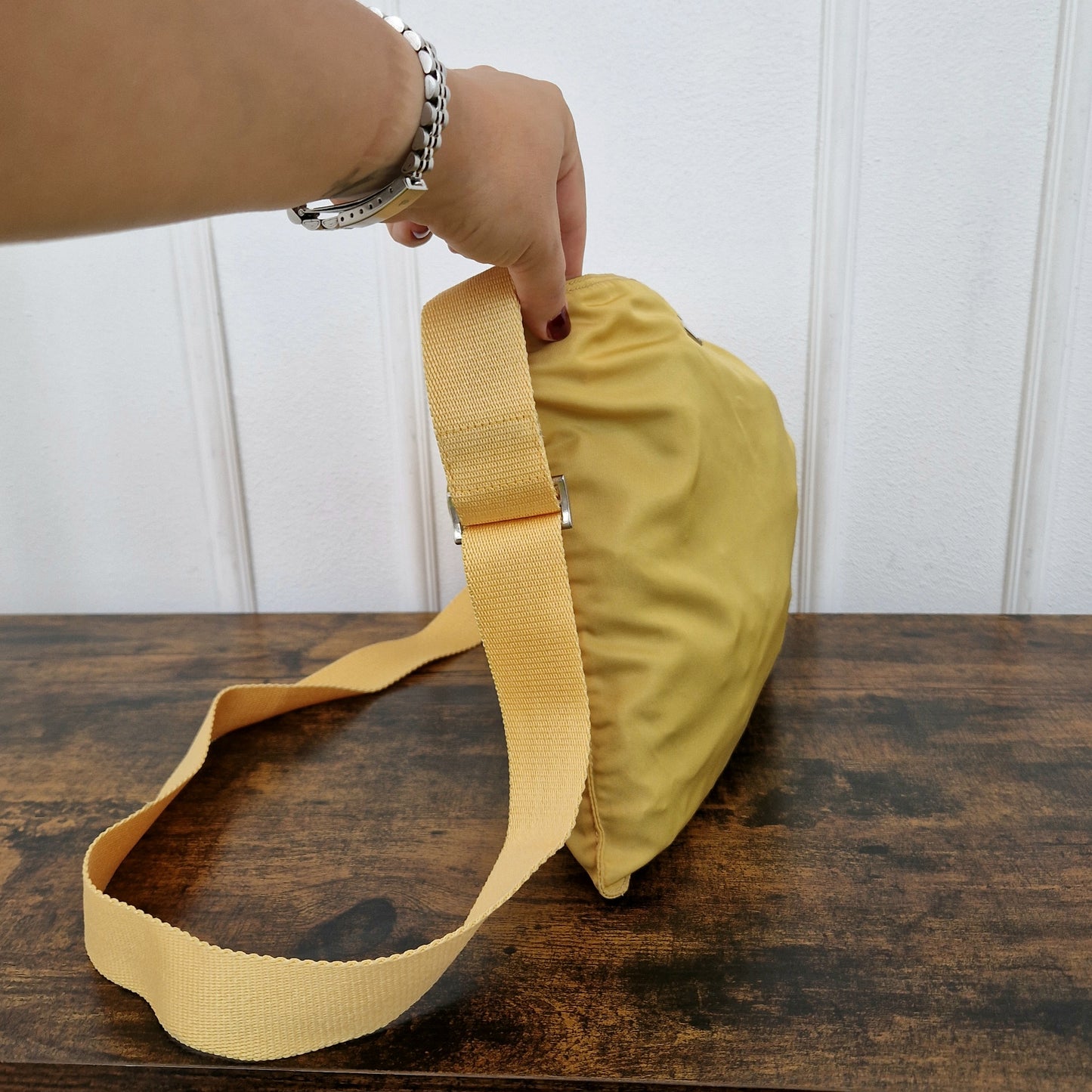 Prada | Borsa a tracolla gialla