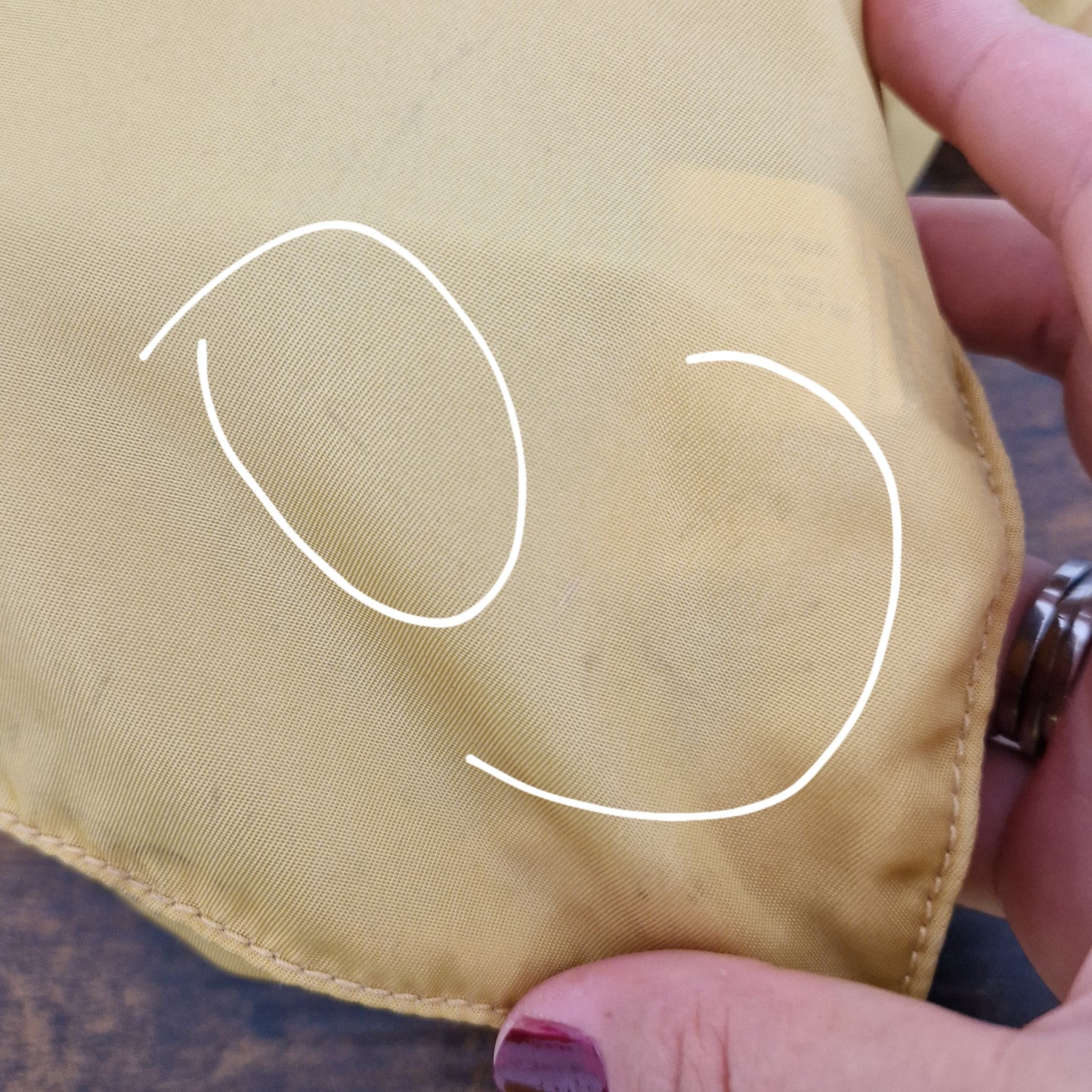 Prada | Borsa a tracolla gialla