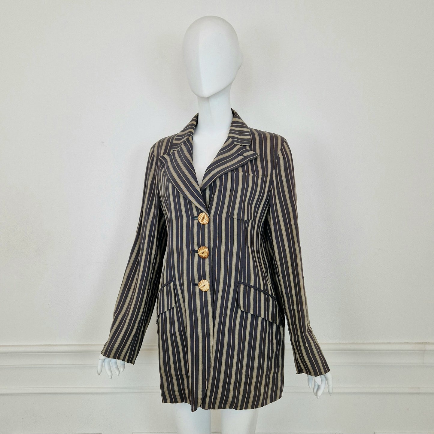 Romeo Gigli | Blazer a righe 1995