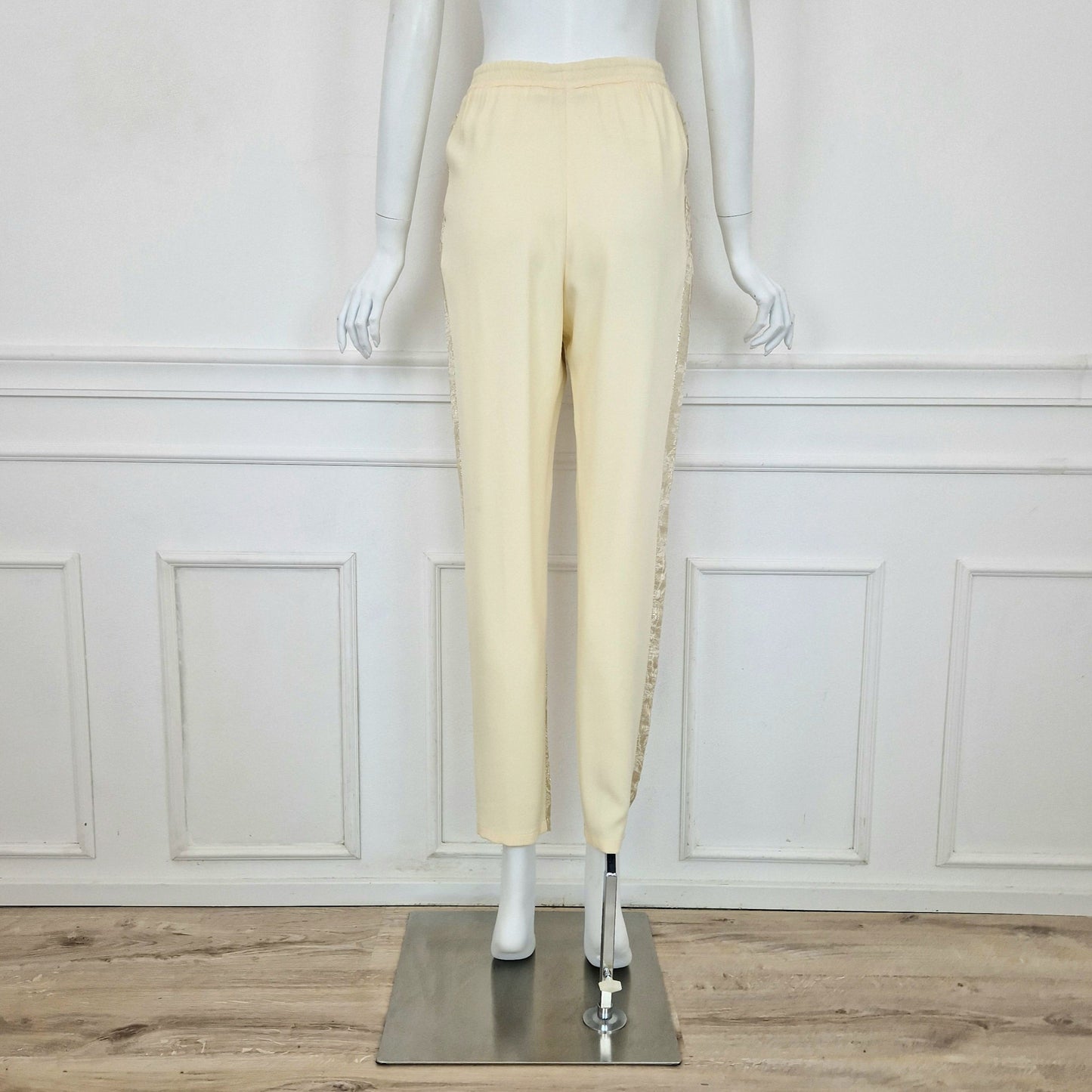 Stella McCartney | Pantaloni oro e crema