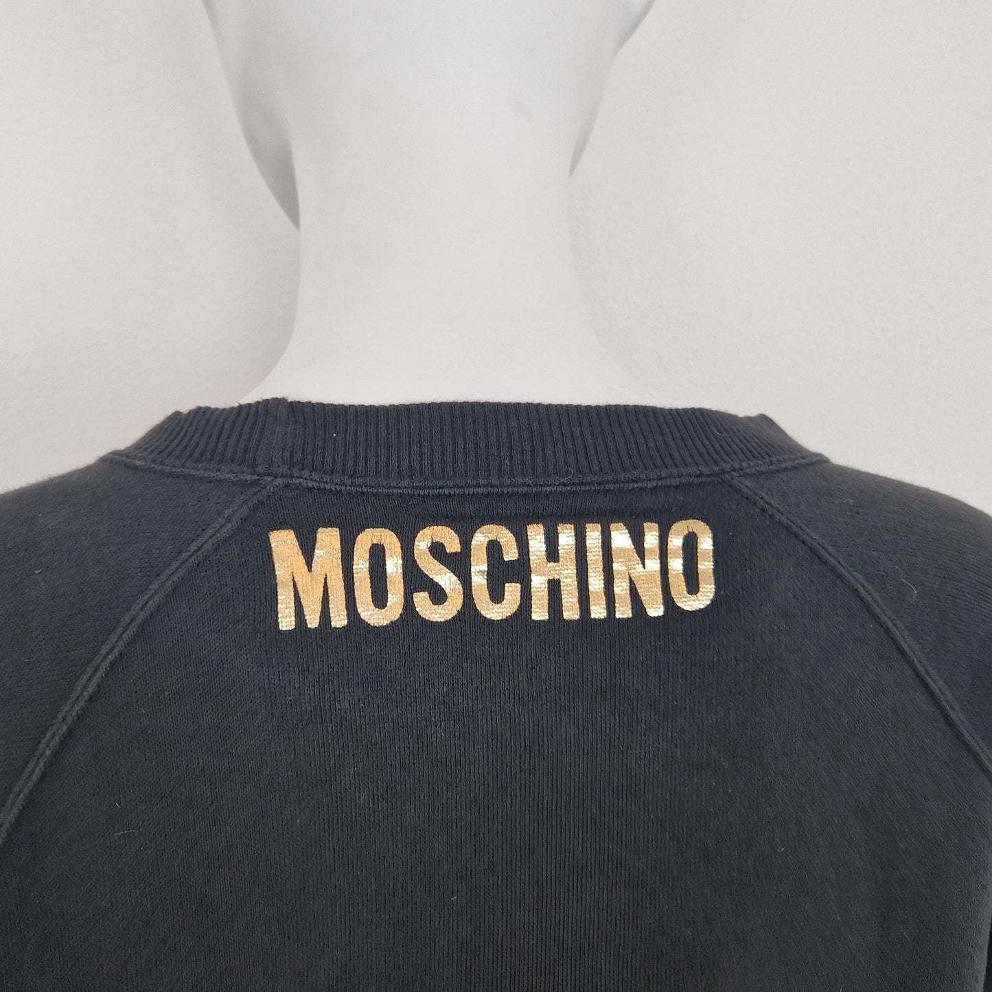 Moschino | Abito in felpa "Non è tutt'oro quel che luccica"