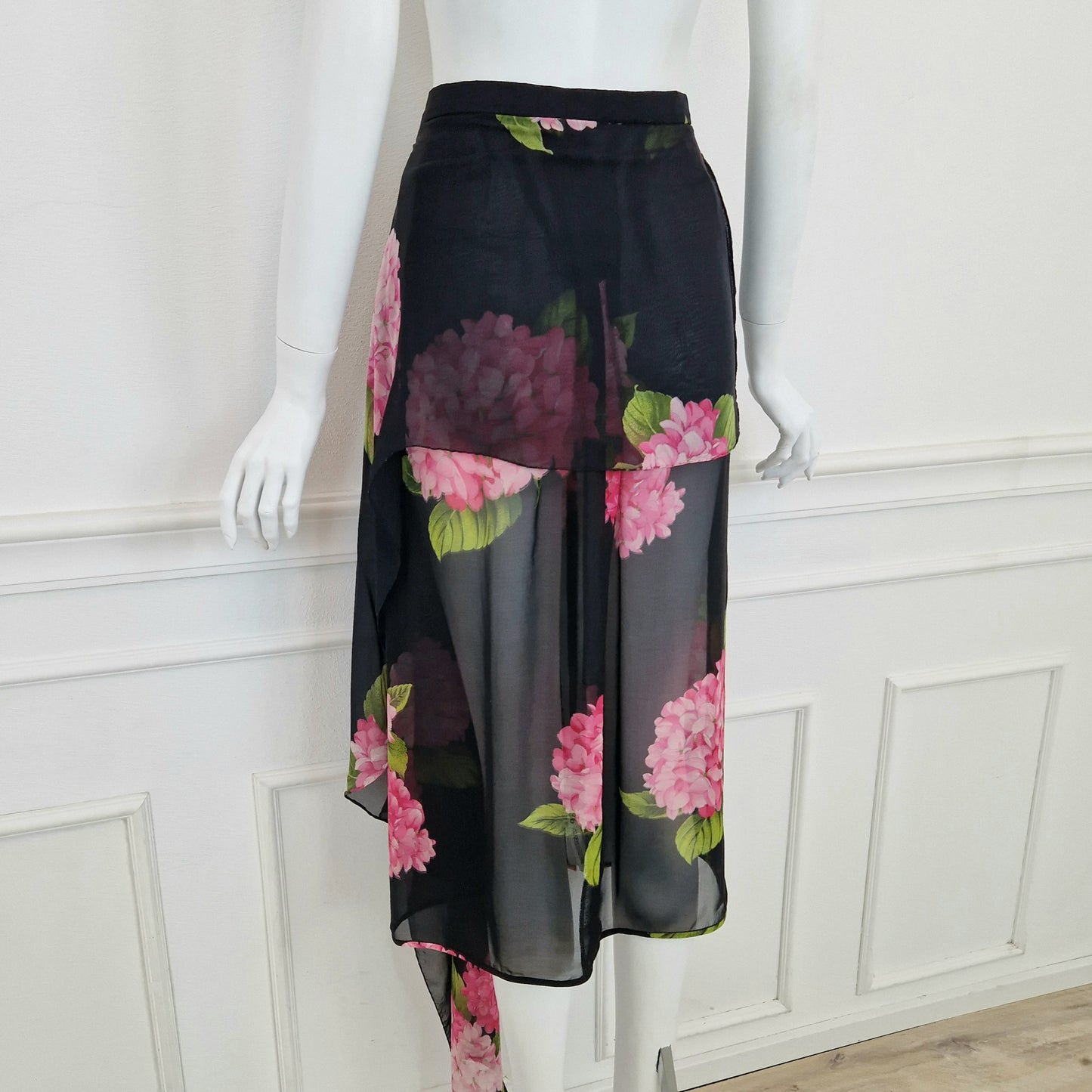 Valentino Boutique | Gonna in seta stampa floreale