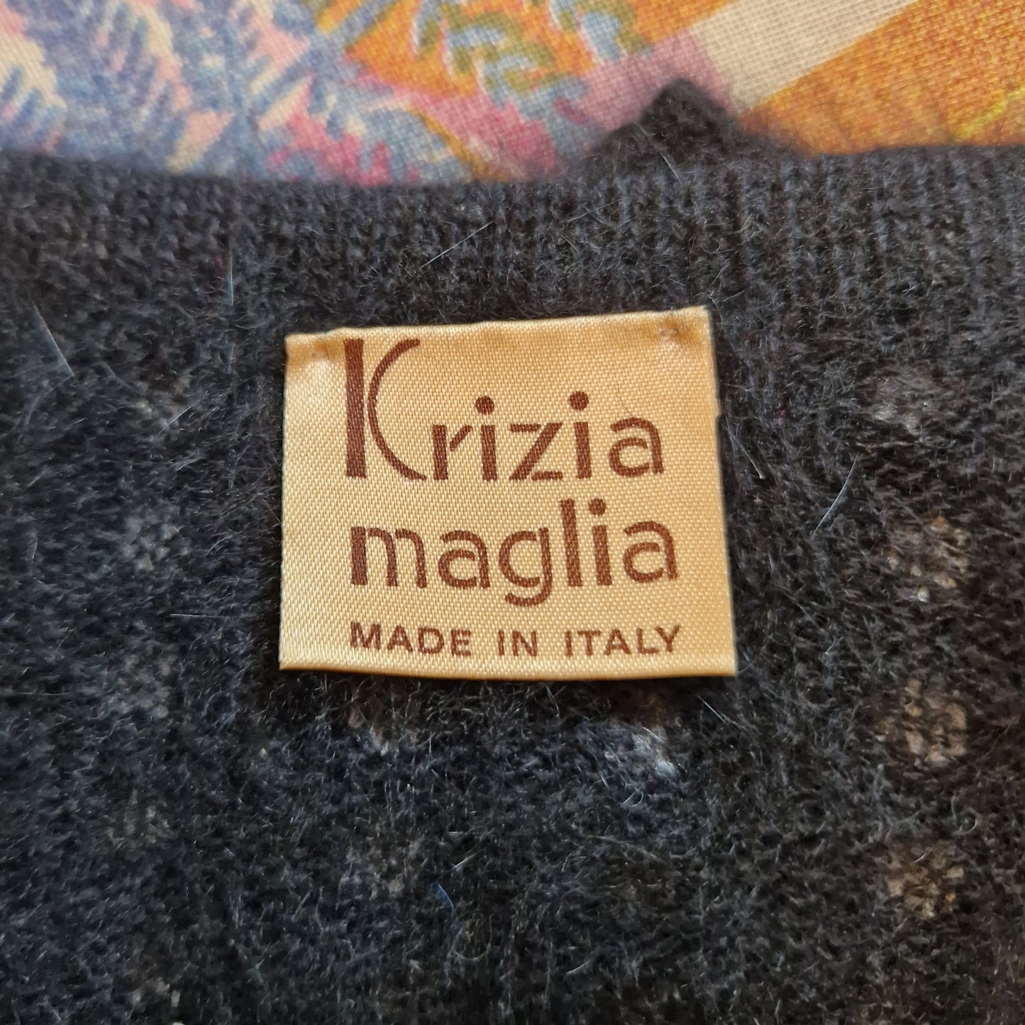 Krizia Maglia | Top canotta vintage con strass
