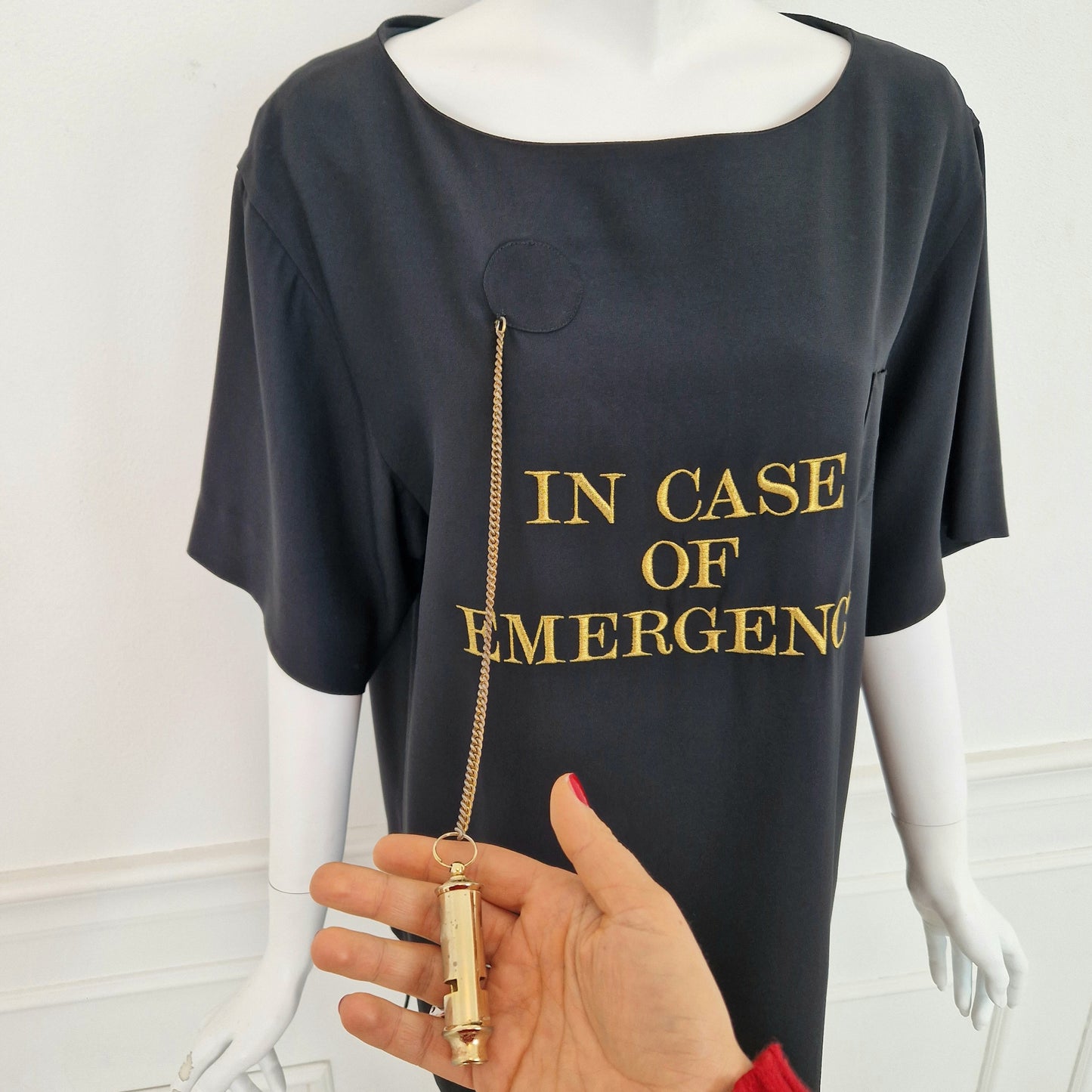 Moschino | "In case of emergency" Top fischietto 1989