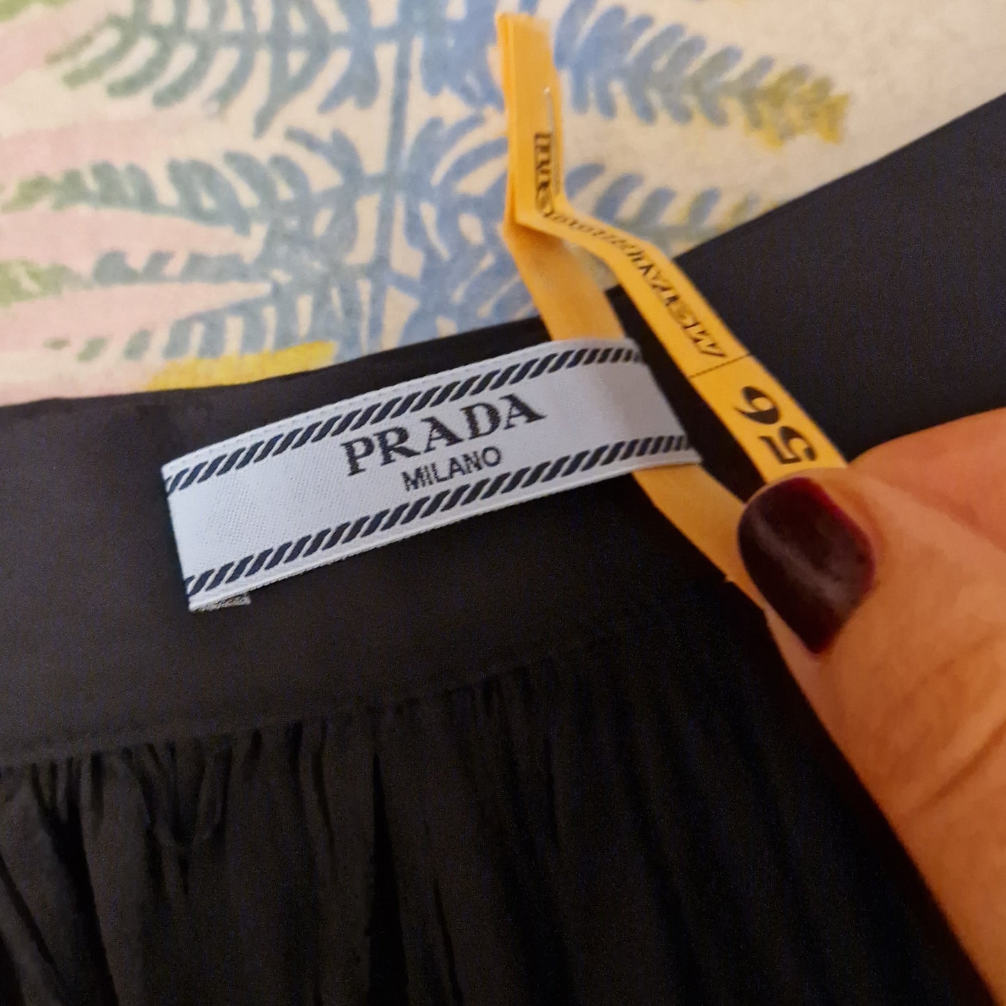 Prada | Gonna a pieghe