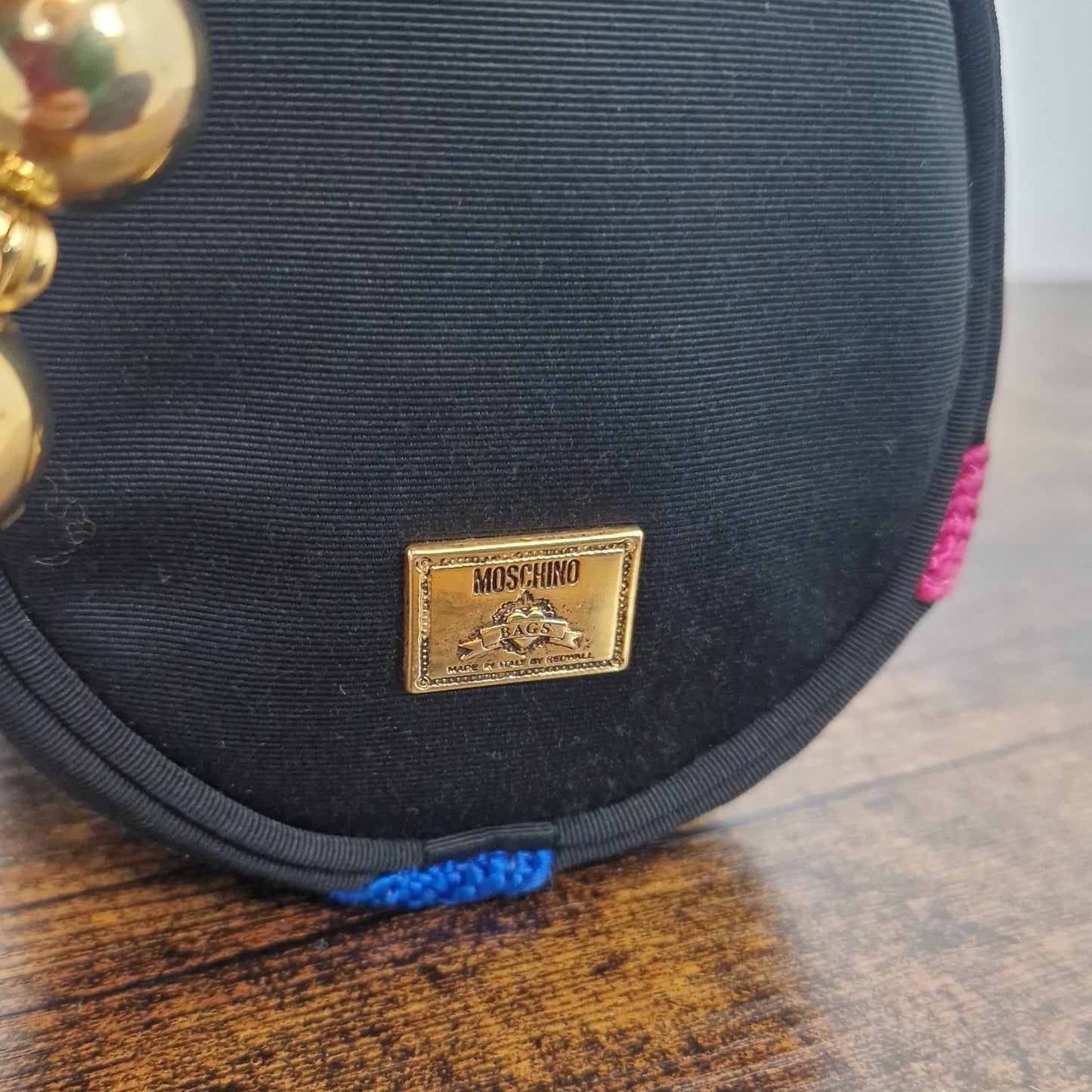 Moschino | Pochette vintage zig zag multicolor