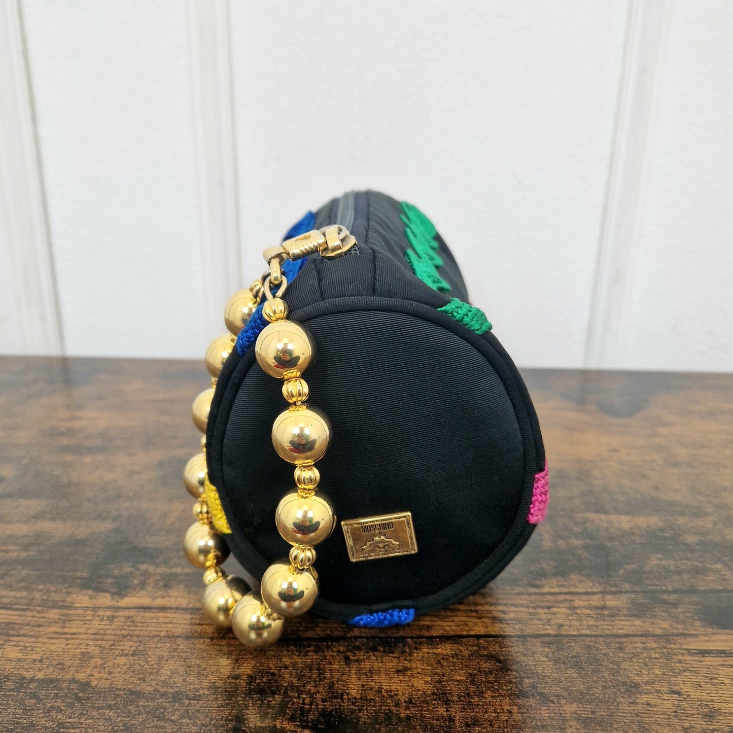 Moschino | Pochette vintage zig zag multicolor