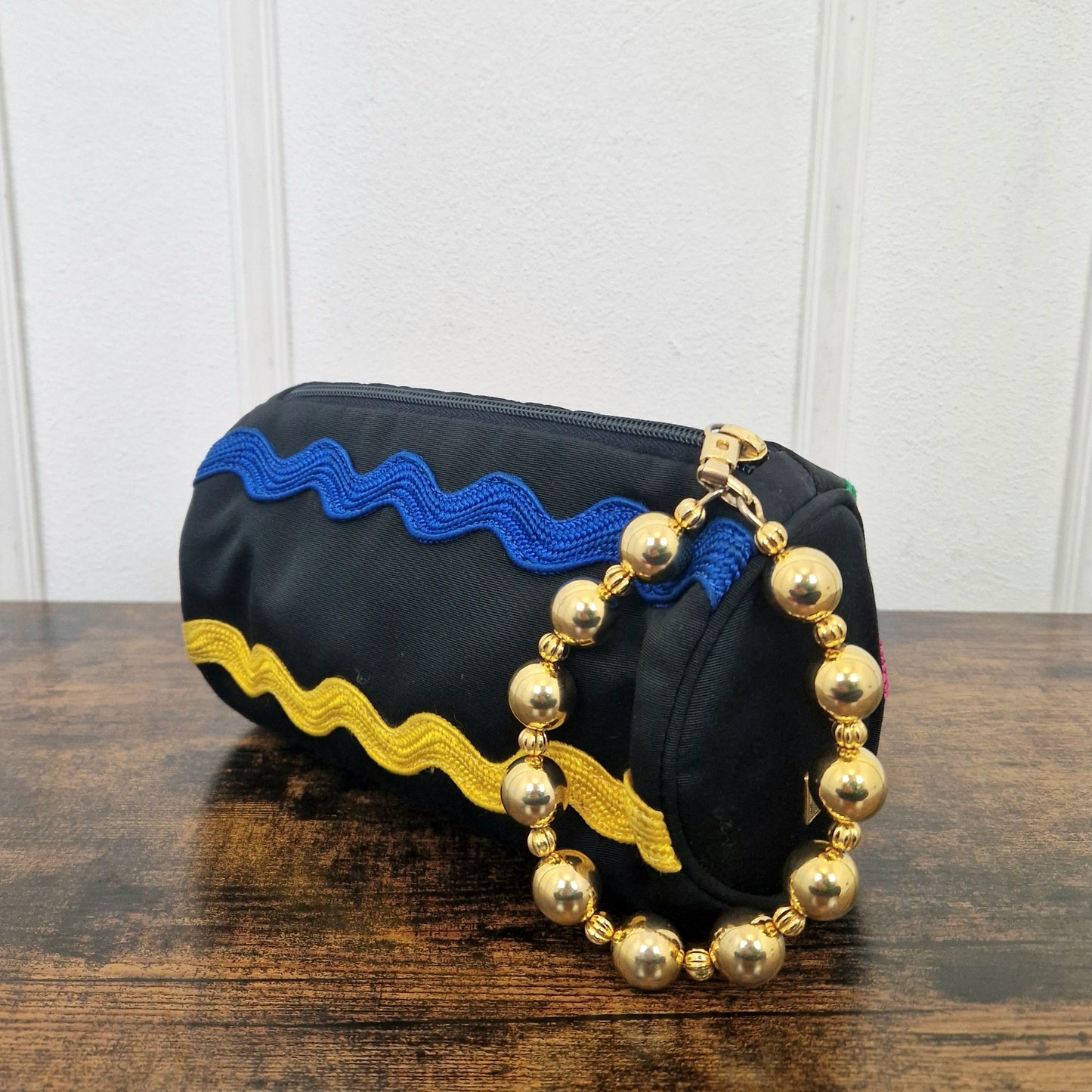 Moschino | Pochette vintage zig zag multicolor