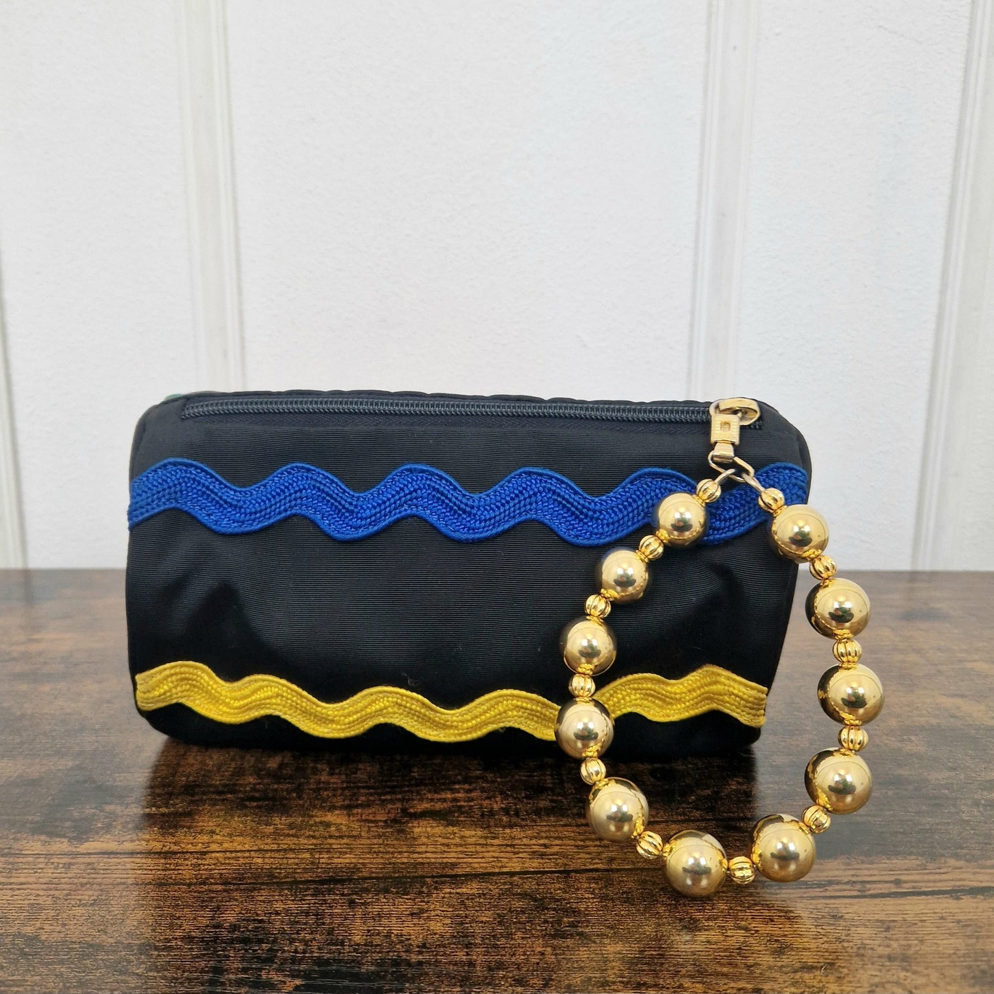 Moschino | Pochette vintage zig zag multicolor