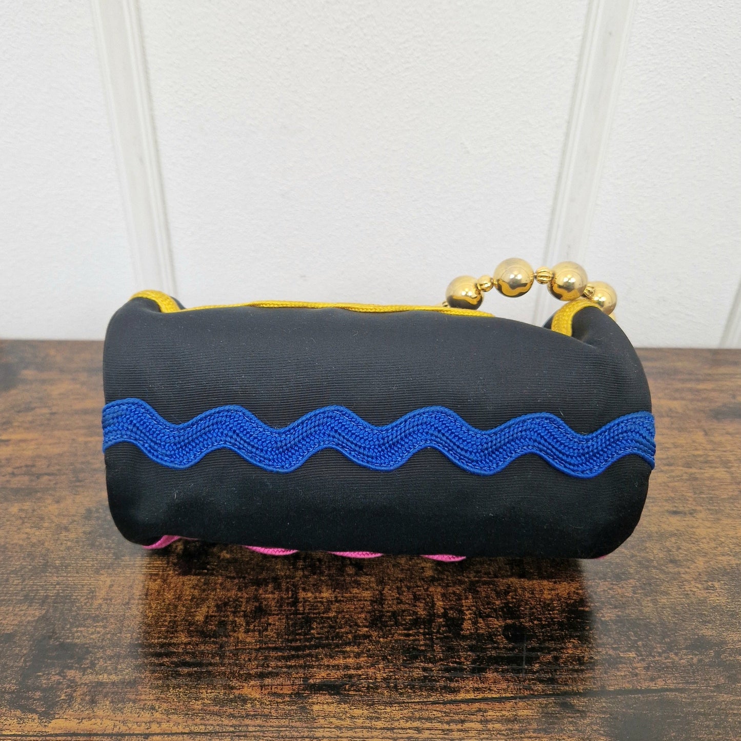 Moschino | Pochette vintage zig zag multicolor