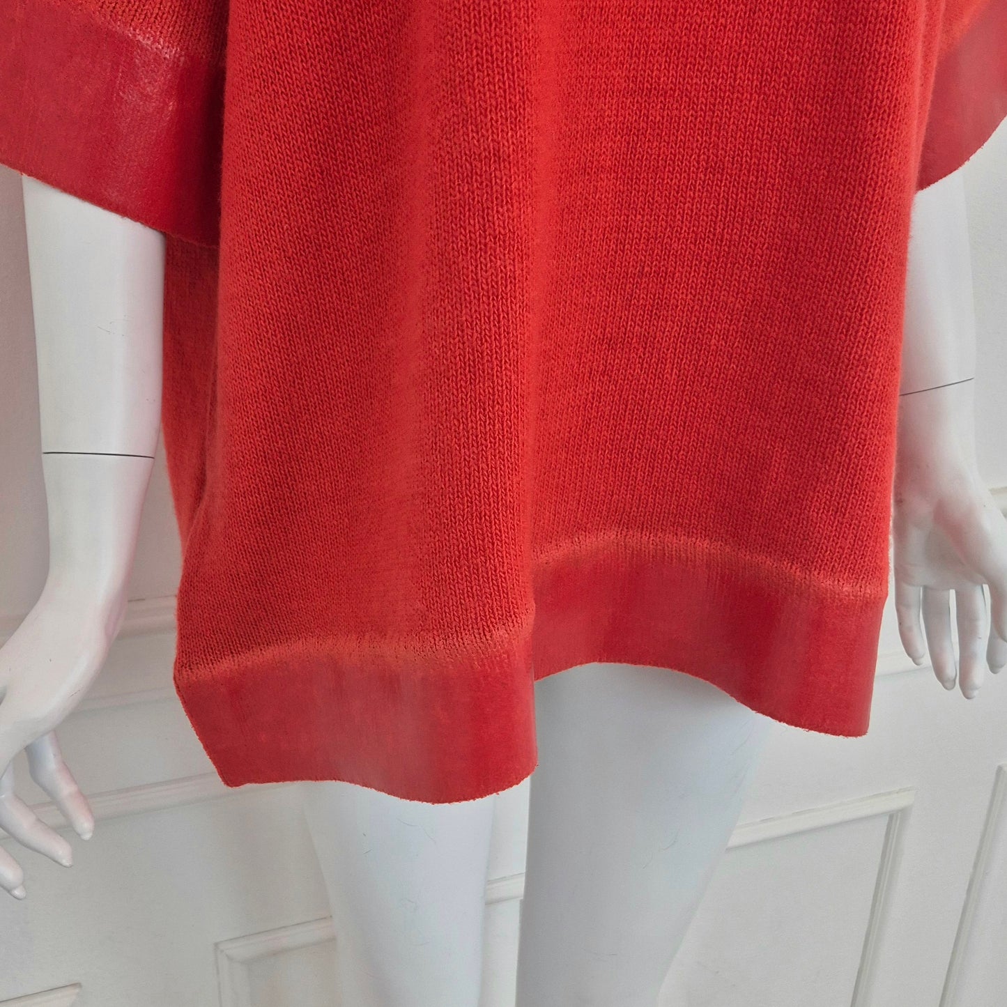 Prada | Maglione ampio lana rossa