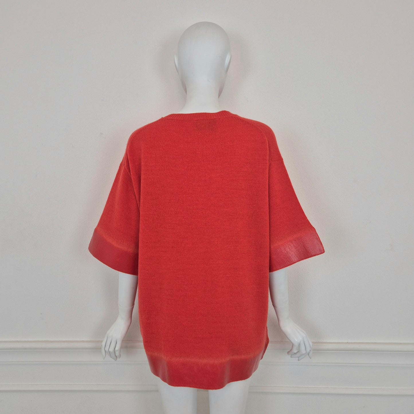 Prada | Maglione ampio lana rossa