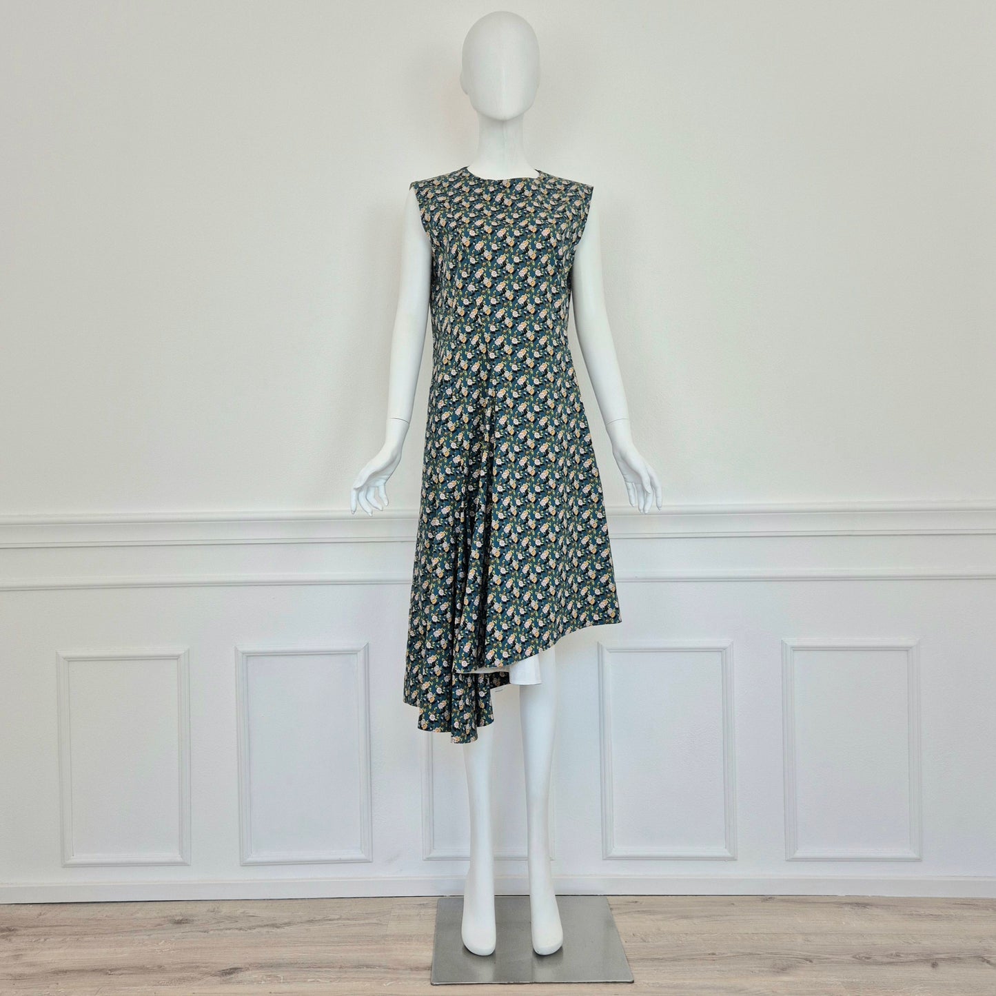 Marni | Abito asimmetrico in cotone