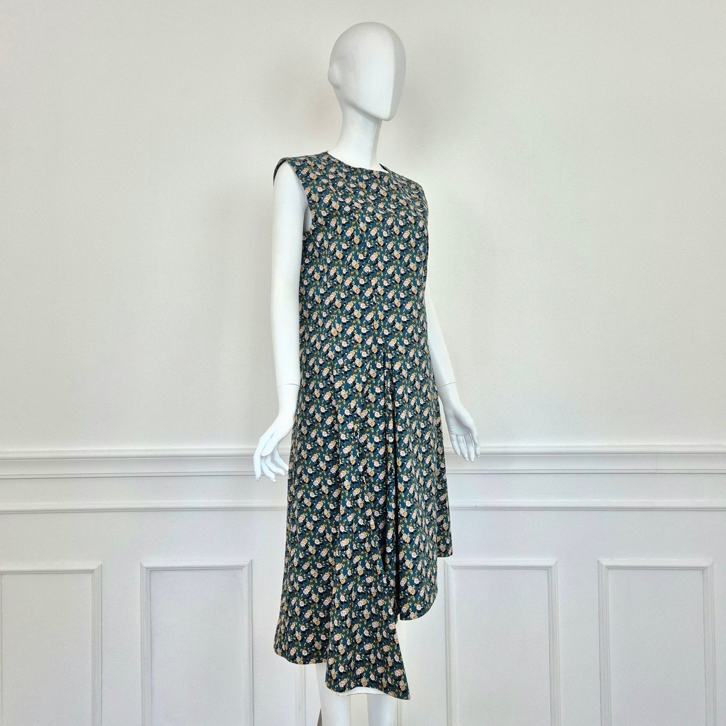 Marni | Abito asimmetrico in cotone