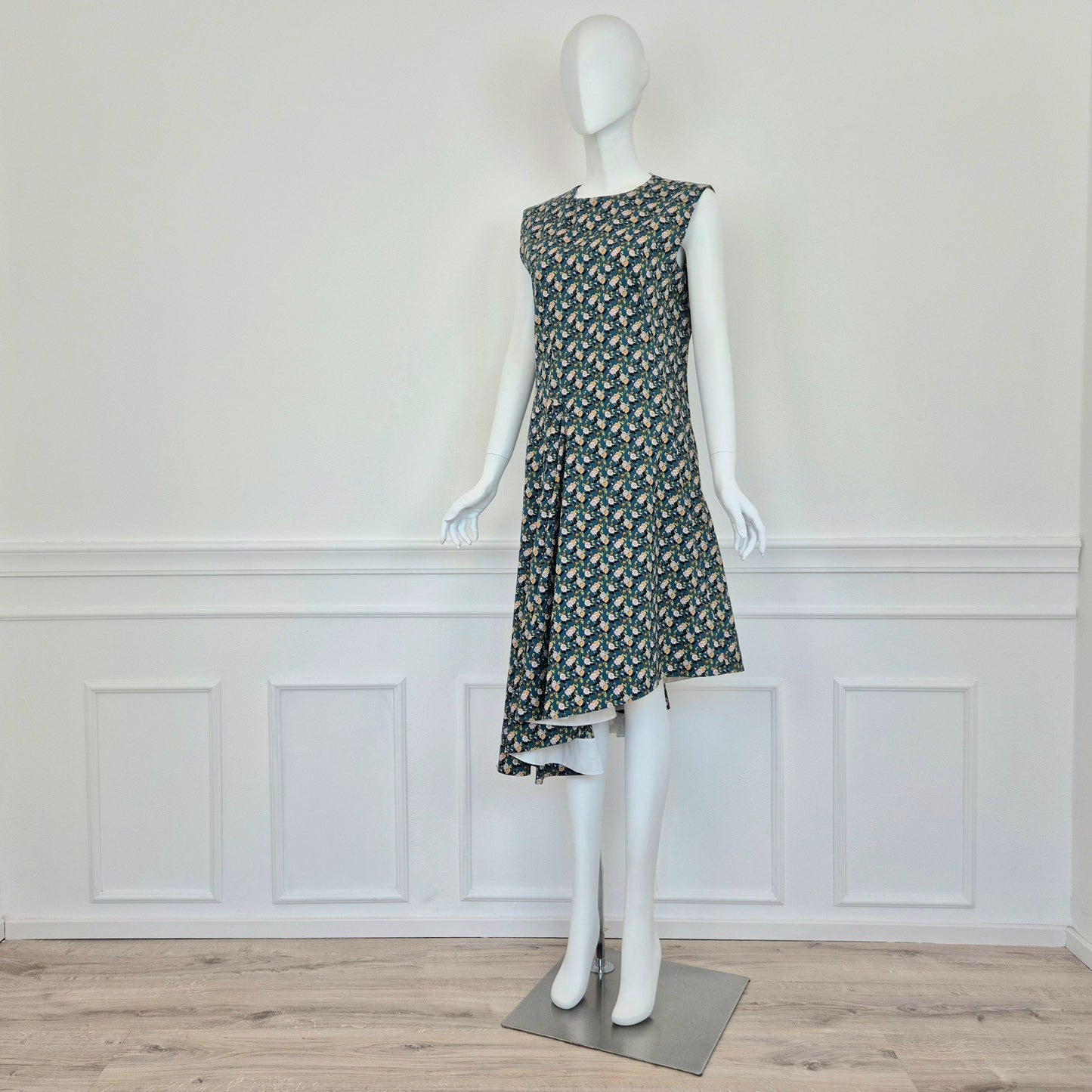 Marni | Abito asimmetrico in cotone