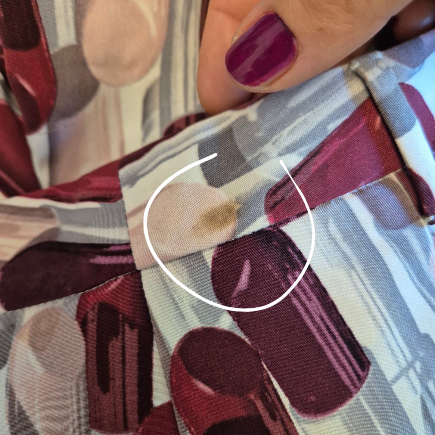 Prada | Pantaloni SS 2000 lipstick print
