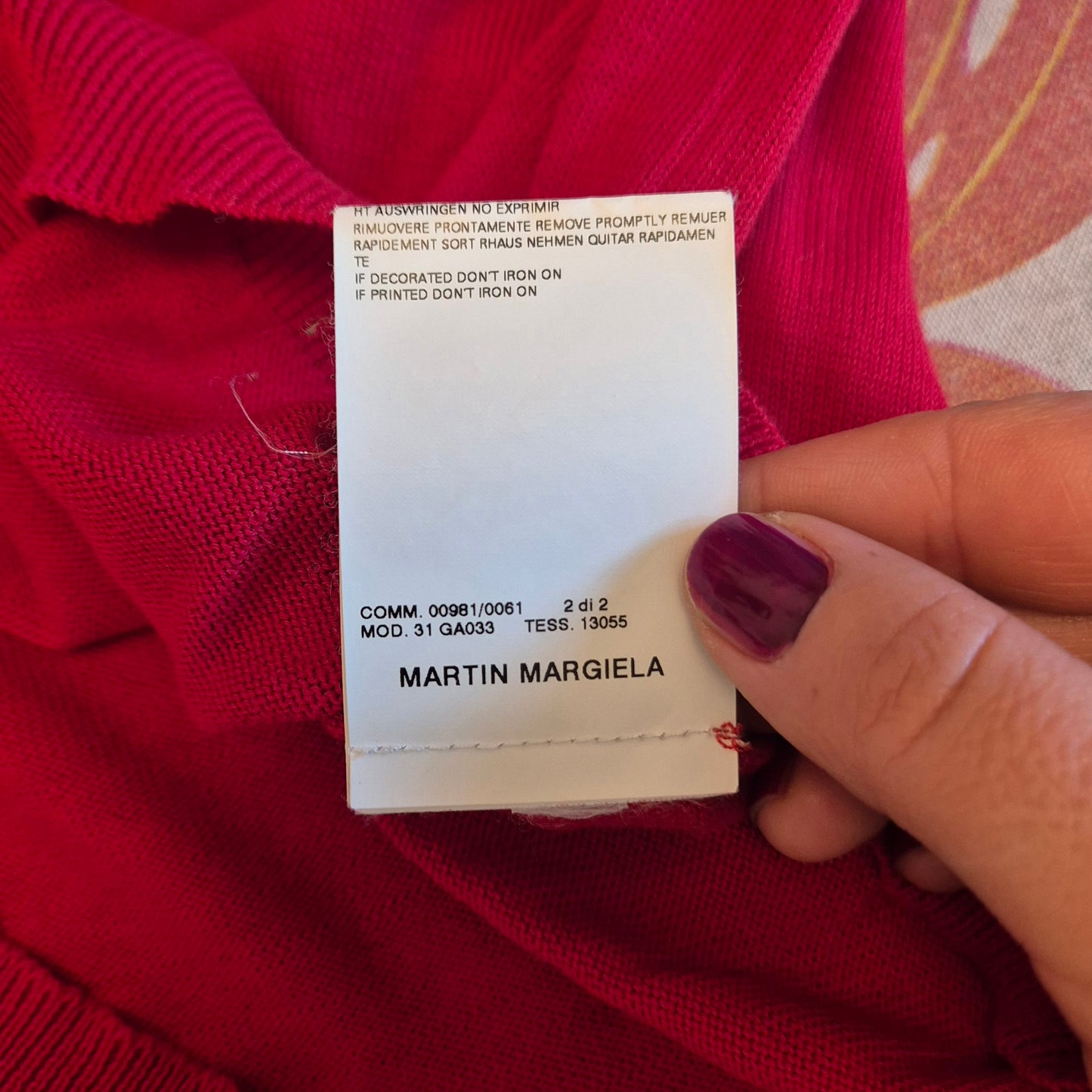 Maison Martin Margiela | Maglioncino cotone manica corta