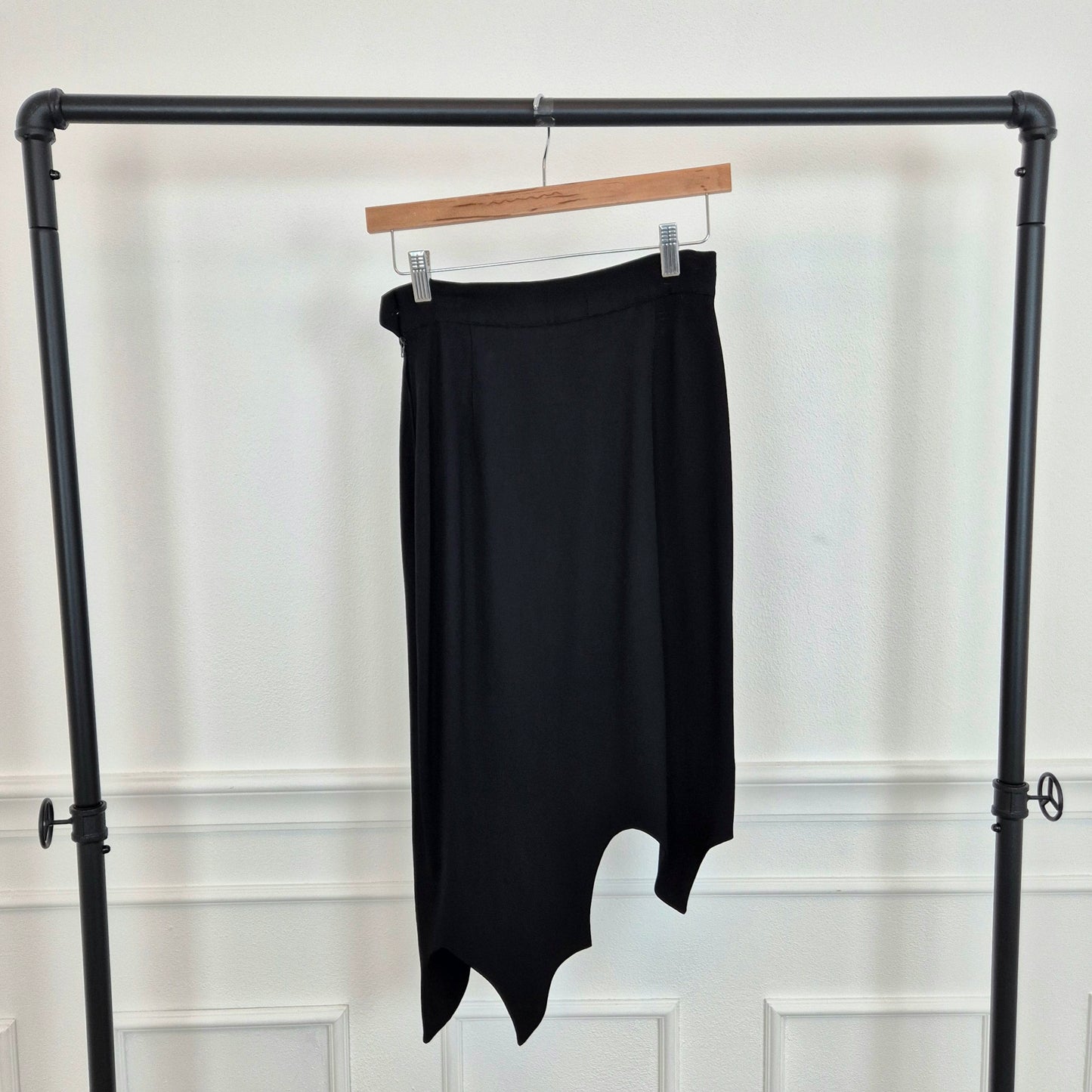 Moschino | Gonna nera asimmetrica