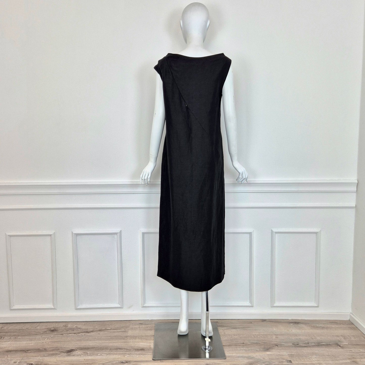 Callaghan | Abito lungo lino nero 1999