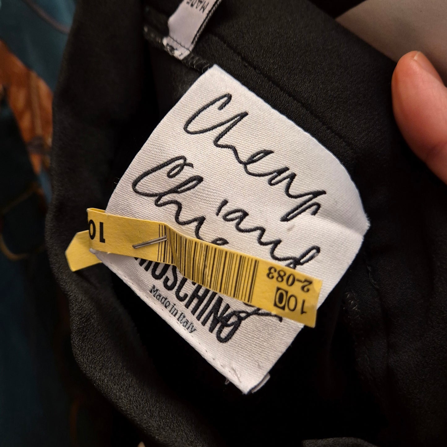Moschino | Gonna nera asimmetrica