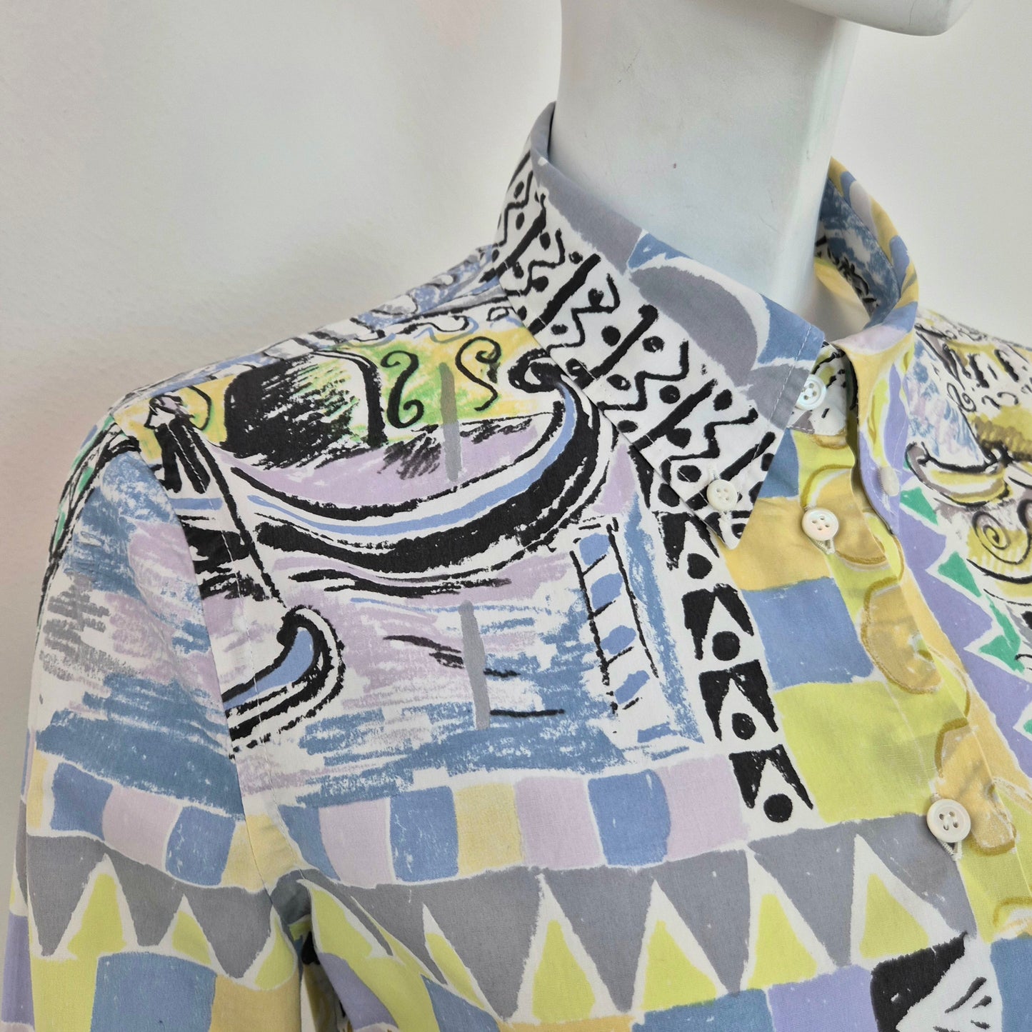 Prada | Camicia ss 2004 stampa Venezia