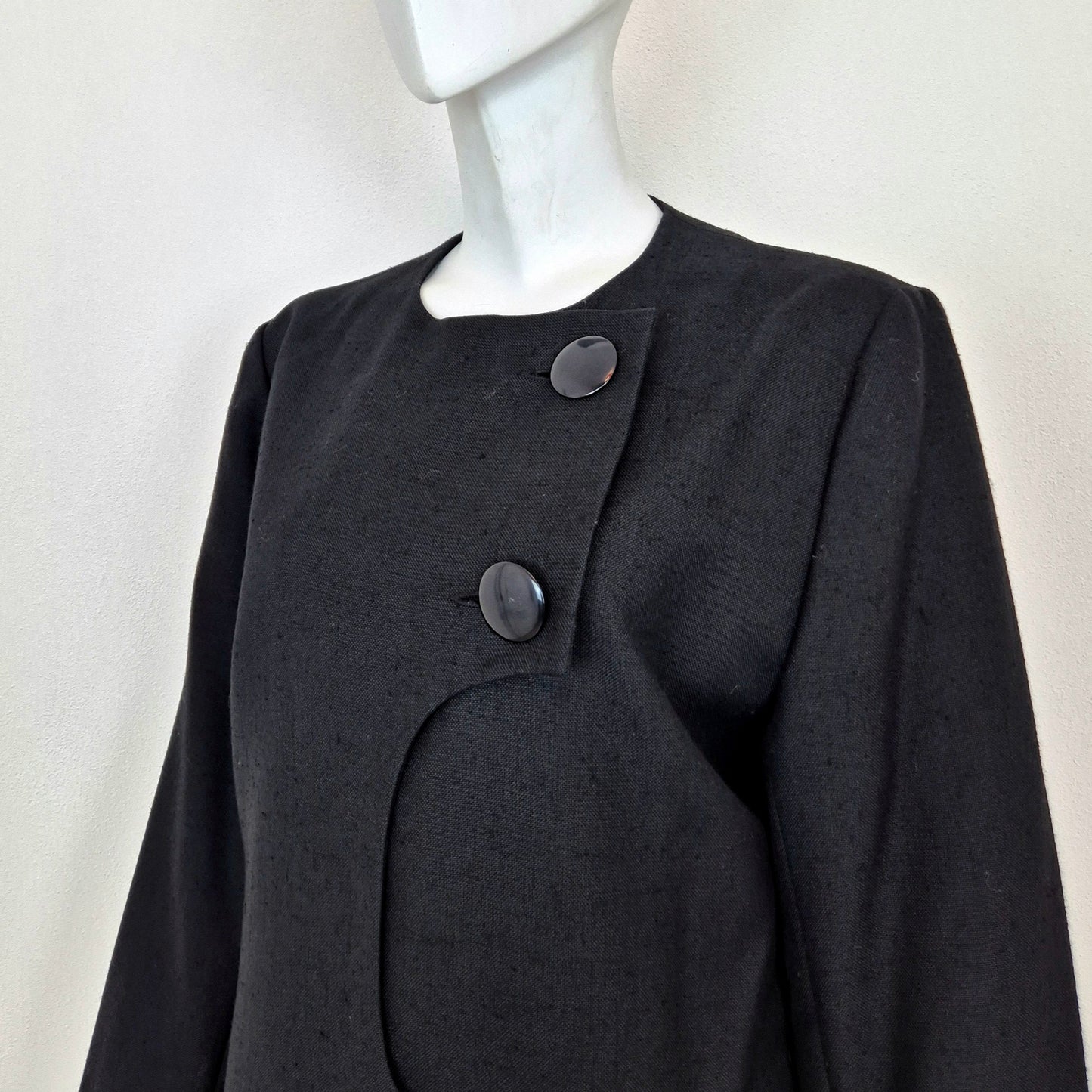 Pierre Cardin | Giacca space age nera