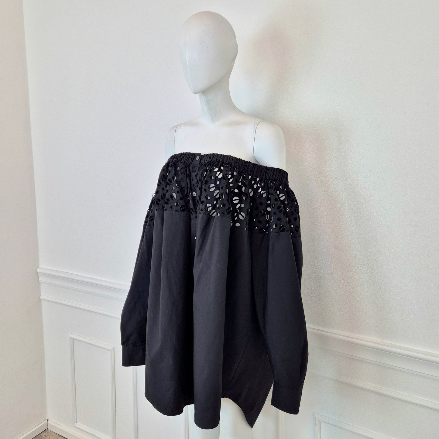 Romeo Gigli | Maxi blusa oversize con traforo sulle spalle