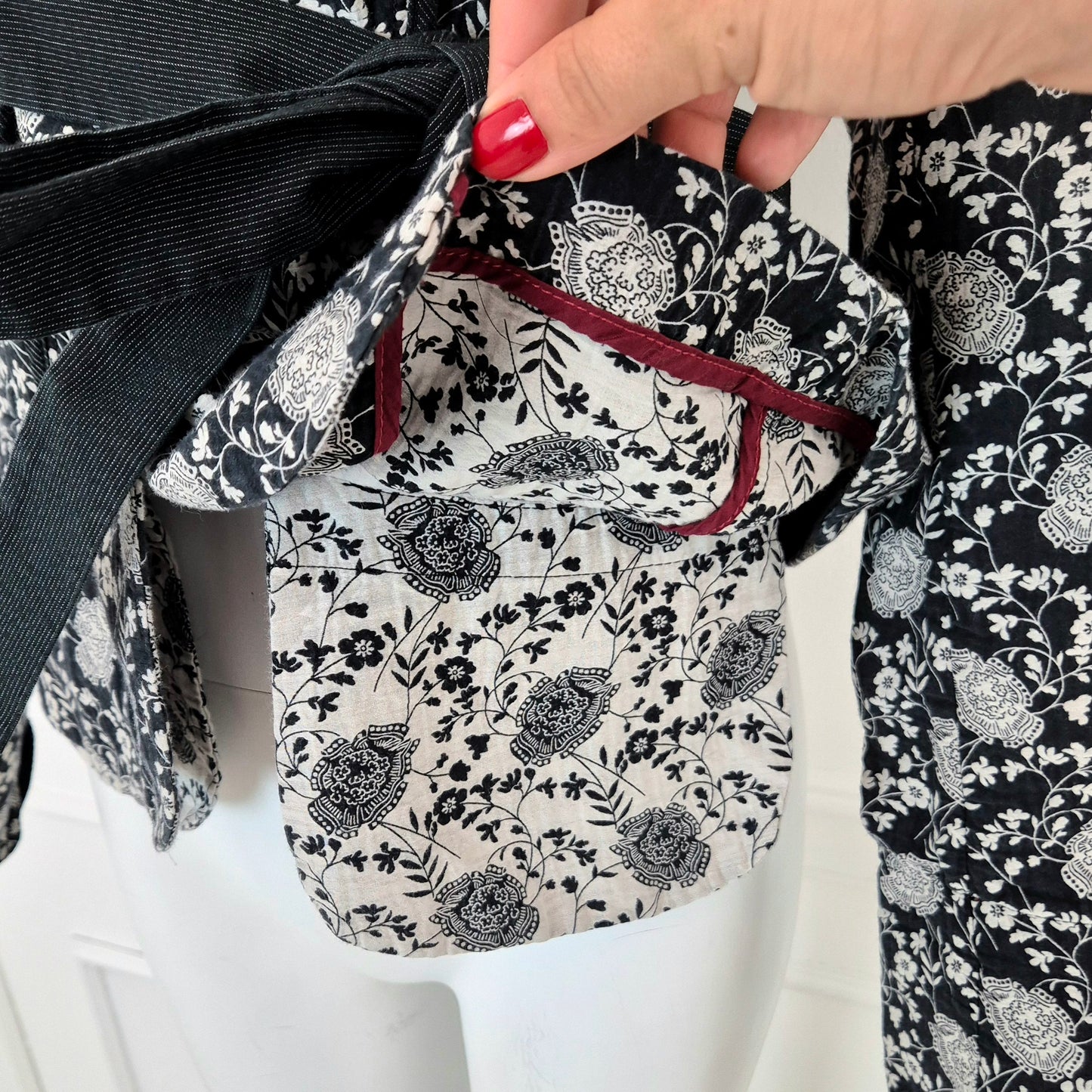 Antonio Marras | Giacca bicolor con fiocco laterale