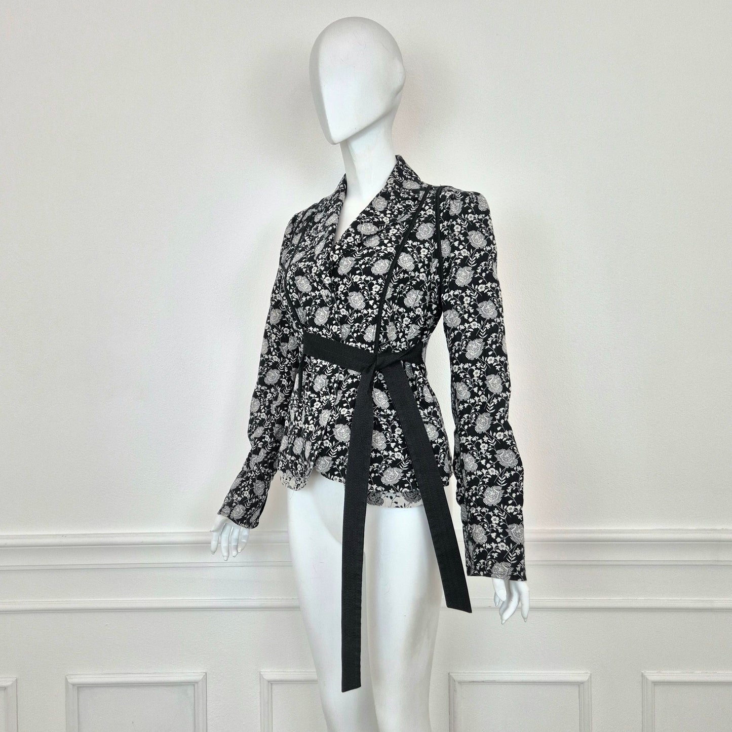 Antonio Marras | Giacca bicolor con fiocco laterale