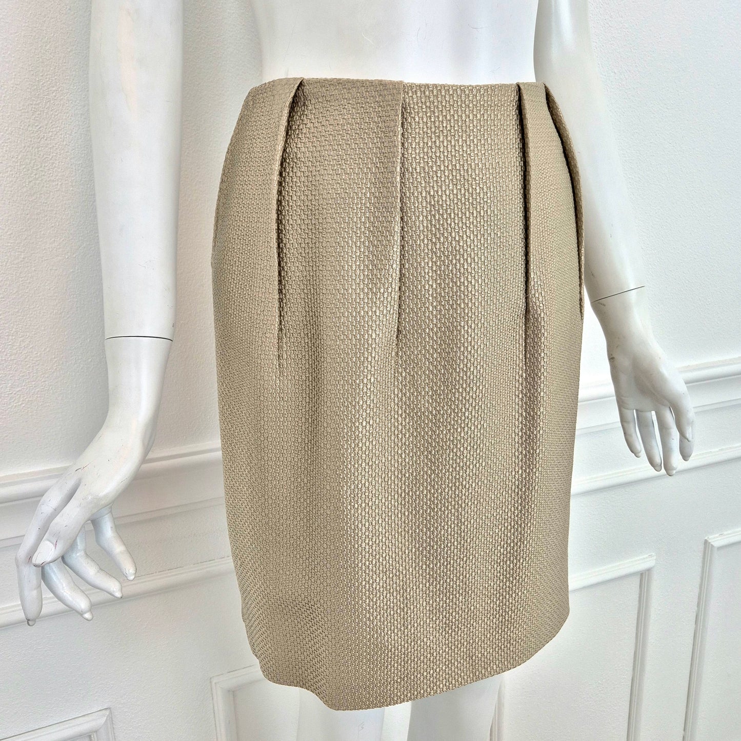 Jil Sander | Gonna corta beige