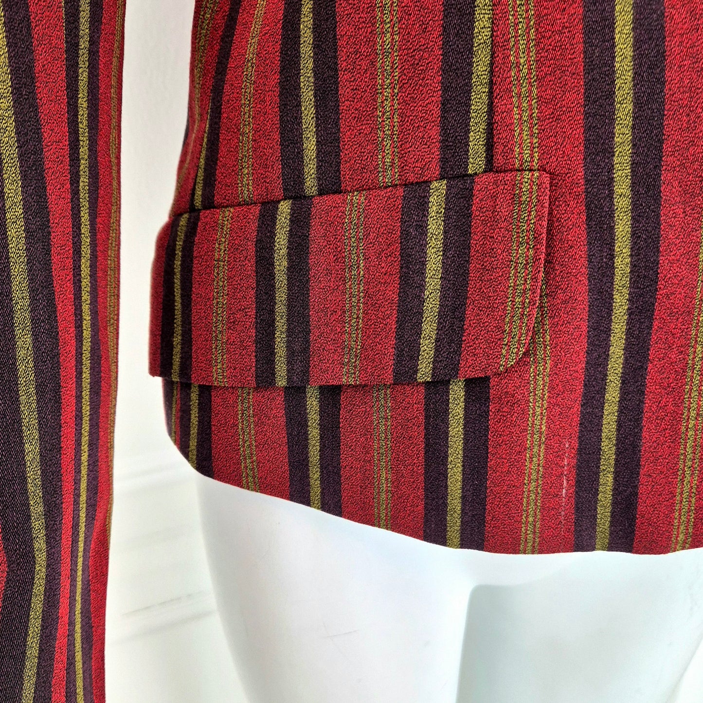 Romeo Gigli | Blazer a righe rosso - verde - viola