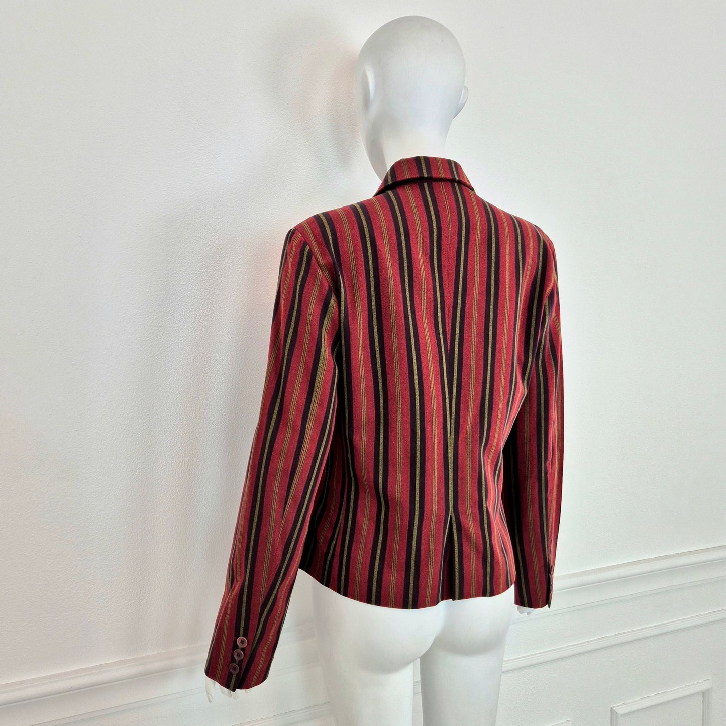 Romeo Gigli | Blazer a righe rosso - verde - viola
