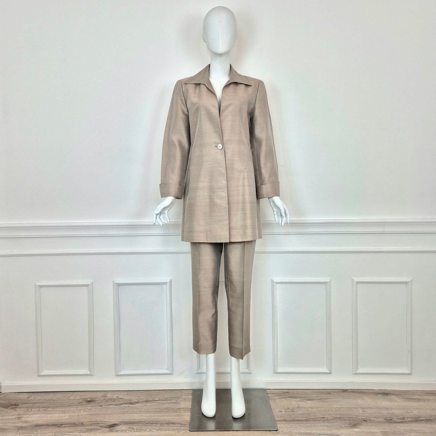 Gianfranco Ferré | Tailleur beige misto seta