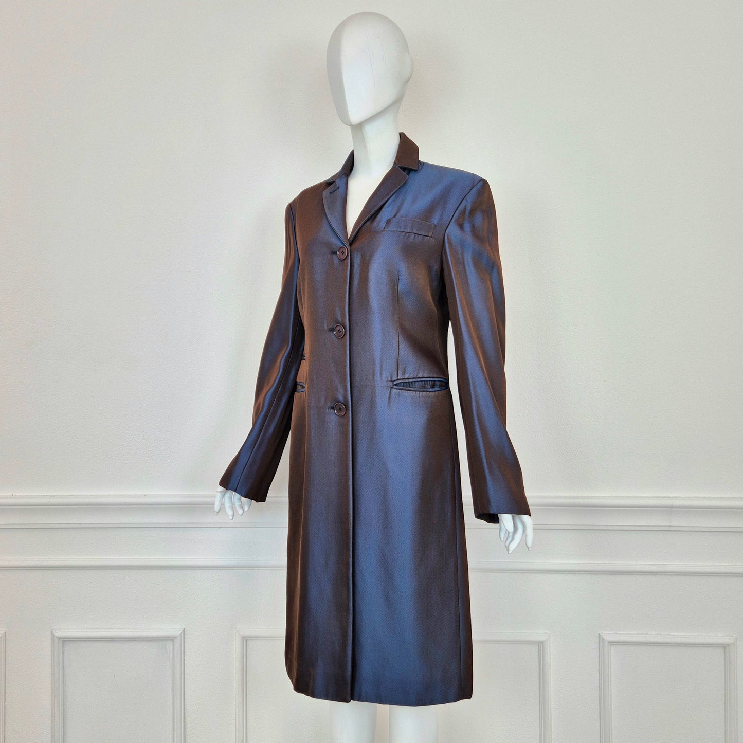 Romeo Gigli | Soprabito cangiante inverno 2001