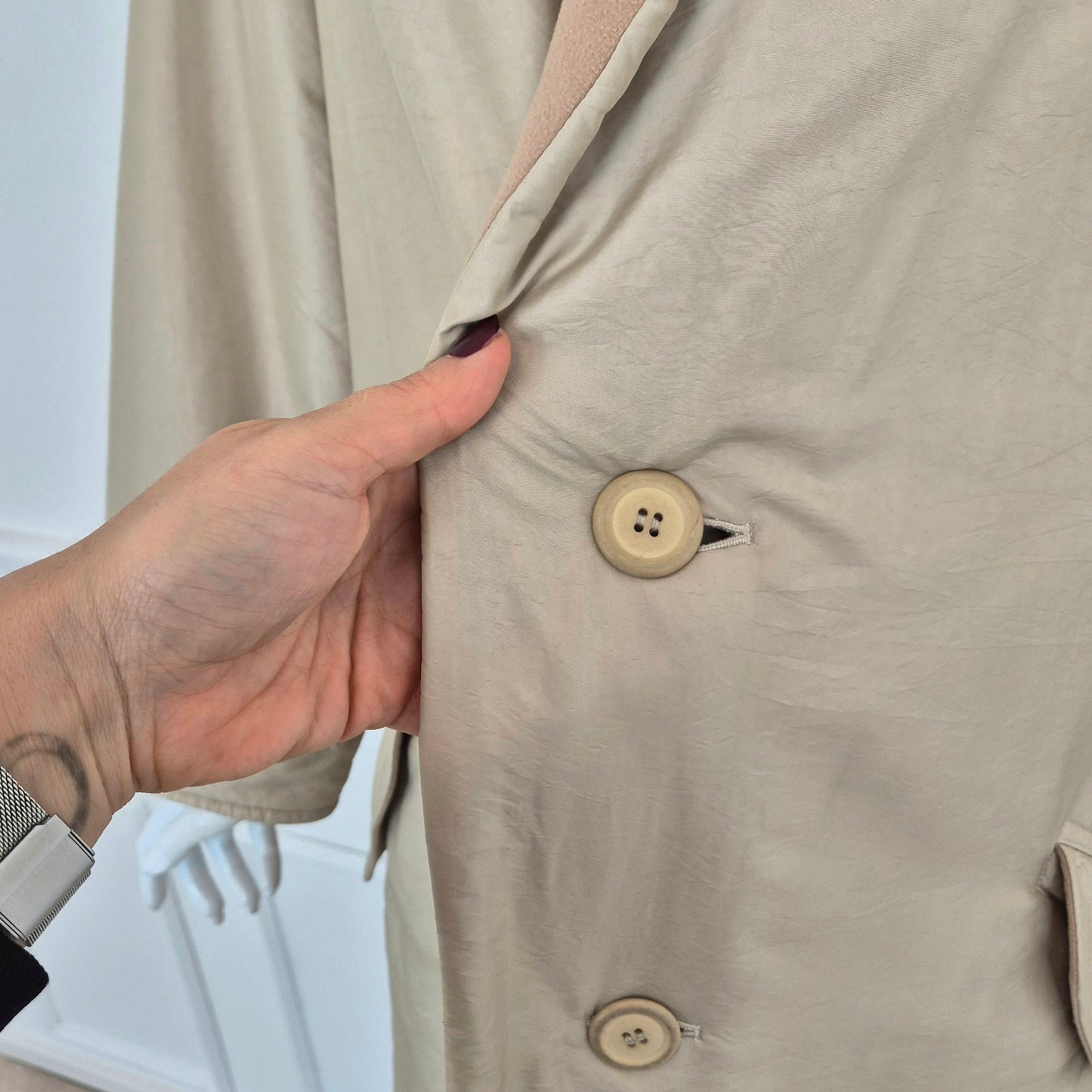 Windcoat Issey Miyake | Impermeabile beige